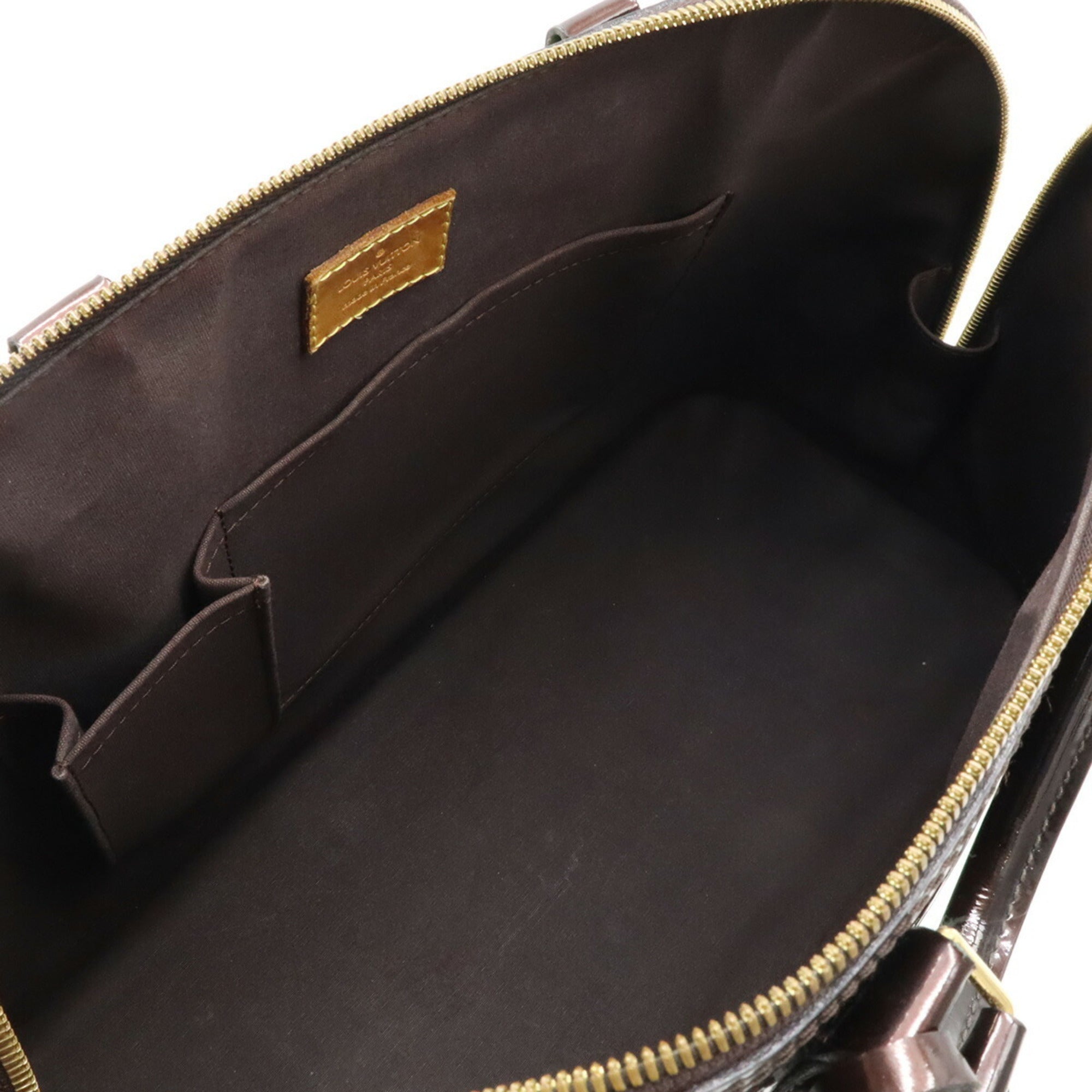 Louis Vuitton Amarante Patent Leather Handbag
