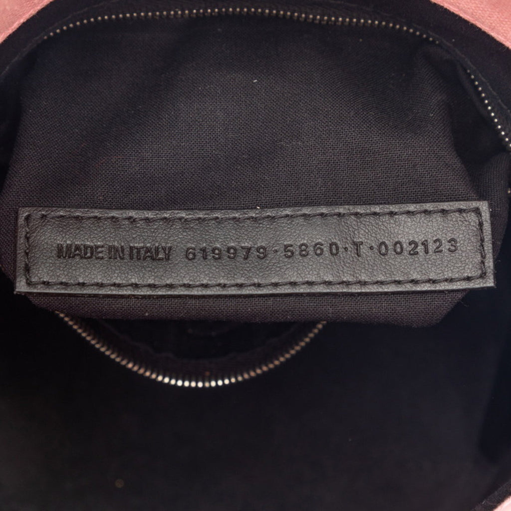 Balenciaga Pink Canvas Handbag Shoulder