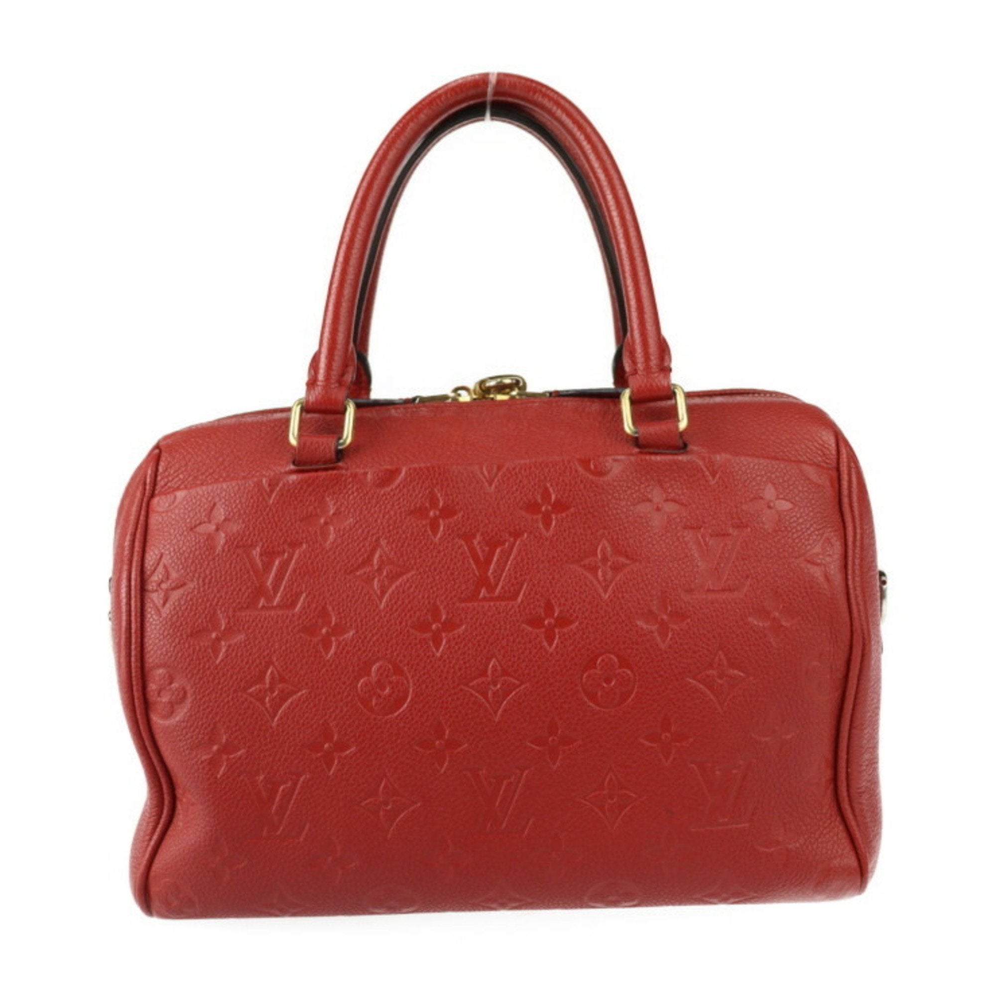 Louis Vuitton Cerise Red Color Leather Handbag Shoulder Bag