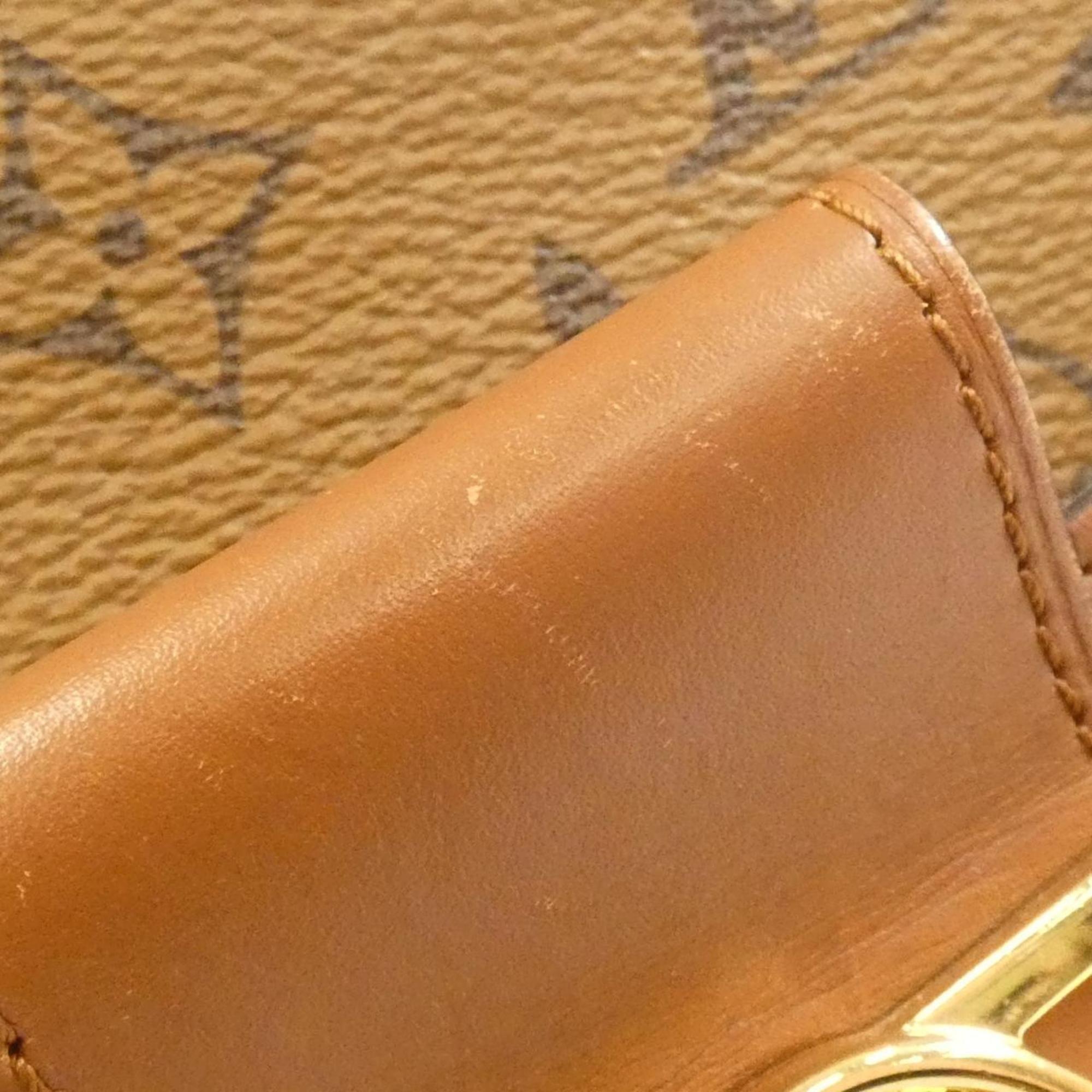 Louis Vuitton Brown Coated Canvas Backpack