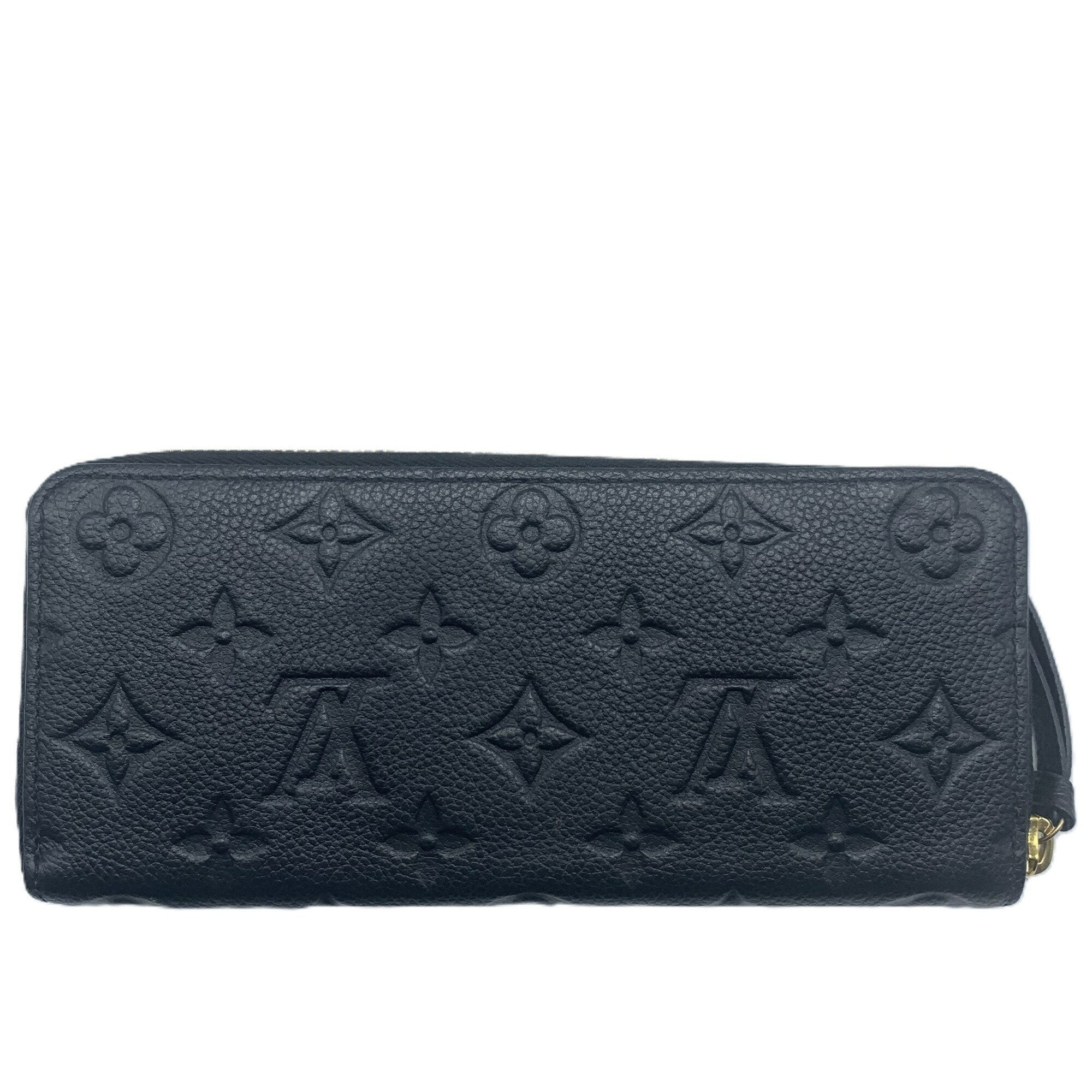 Louis Vuitton Black Monogram Empreinte Long Wallet