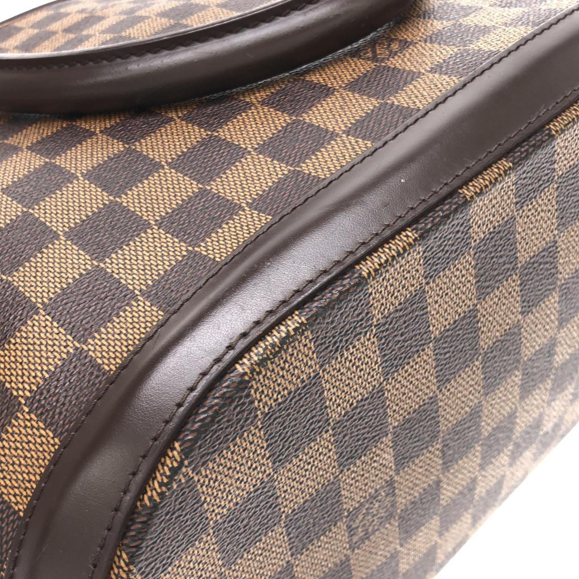 Louis Vuitton Brown Coated Canvas Handbag