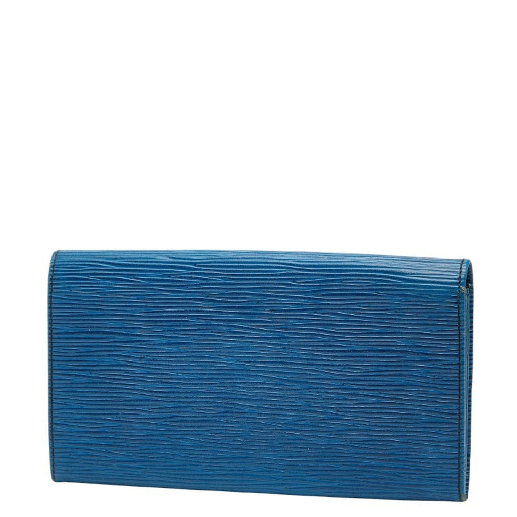 Louis Vuitton Epi Toledo Blue Leather Long Wallet