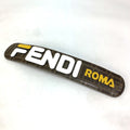 Fendi Brown Cloth Chain/Shoulder Wallet