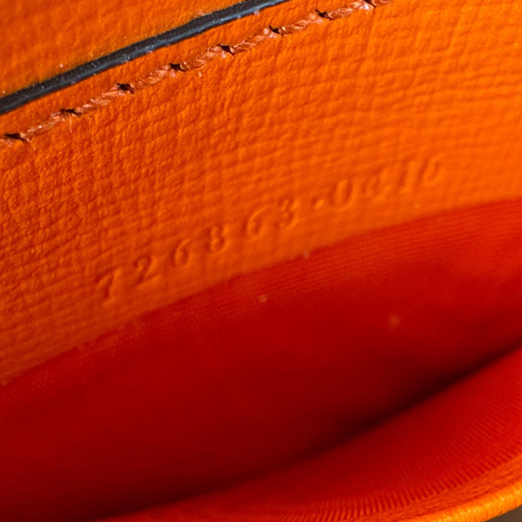 Gucci Orange Leather Shoulder Bag (Pre-Owned)