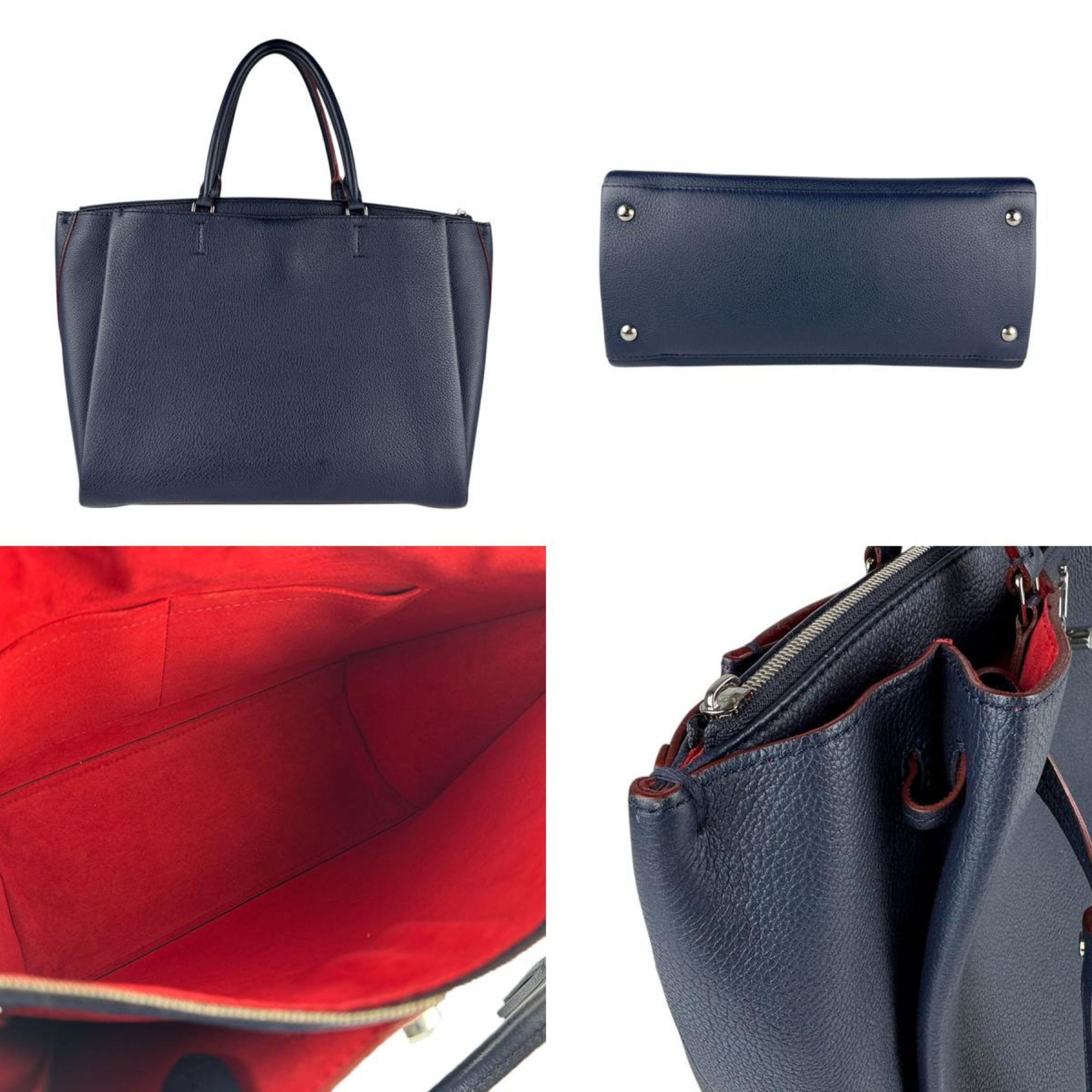 Louis Vuitton Marine Rouge Leather Handbag Shoulder Bag