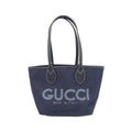 Gucci Blue Denim Gg Supreme Canvas Handbag (Pre-Owned)