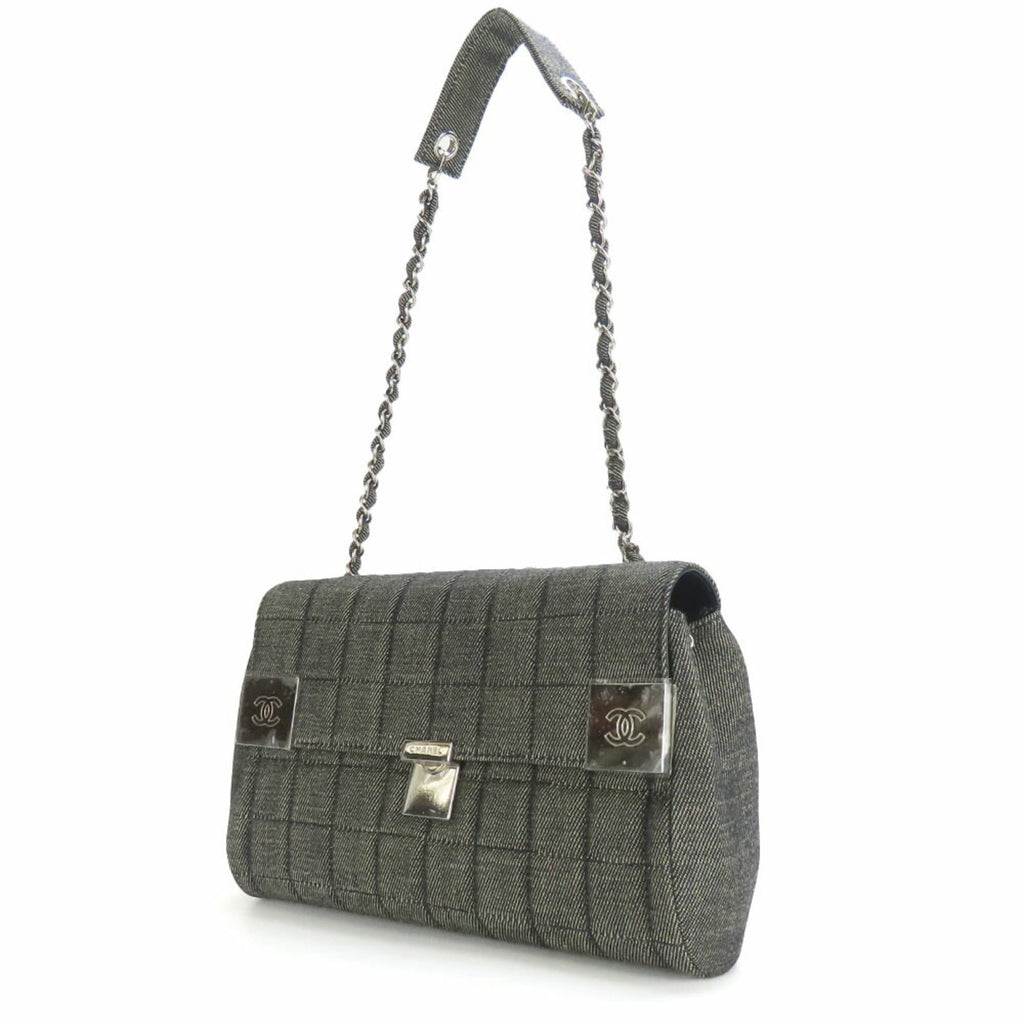 Chanel Navy Denim Shoulder Bag