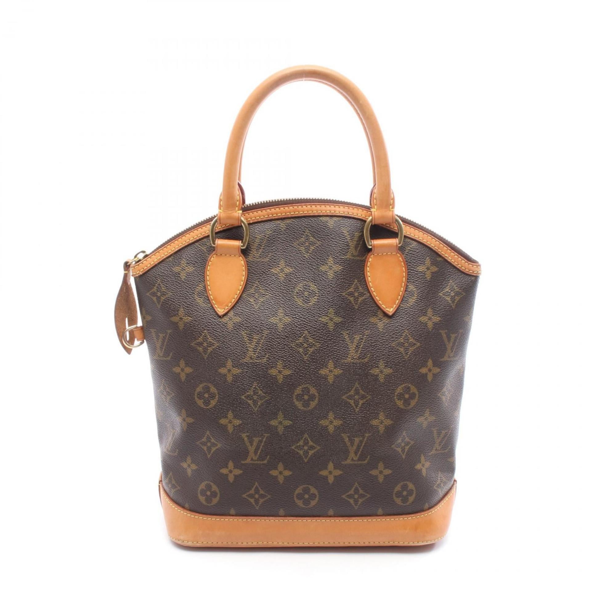 Louis Vuitton Brown Monogram Coated Canvas Leather Handbag