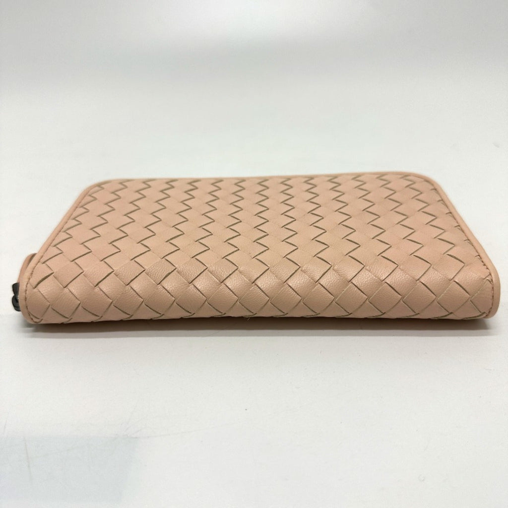 Bottega Veneta Pink Leather Long Wallet (Bi-Fold)