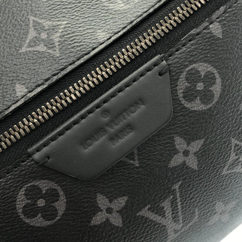 Louis Vuitton Black Coated Canvas Backpack