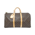 Louis Vuitton Marron Coated Canvas Boston Bag