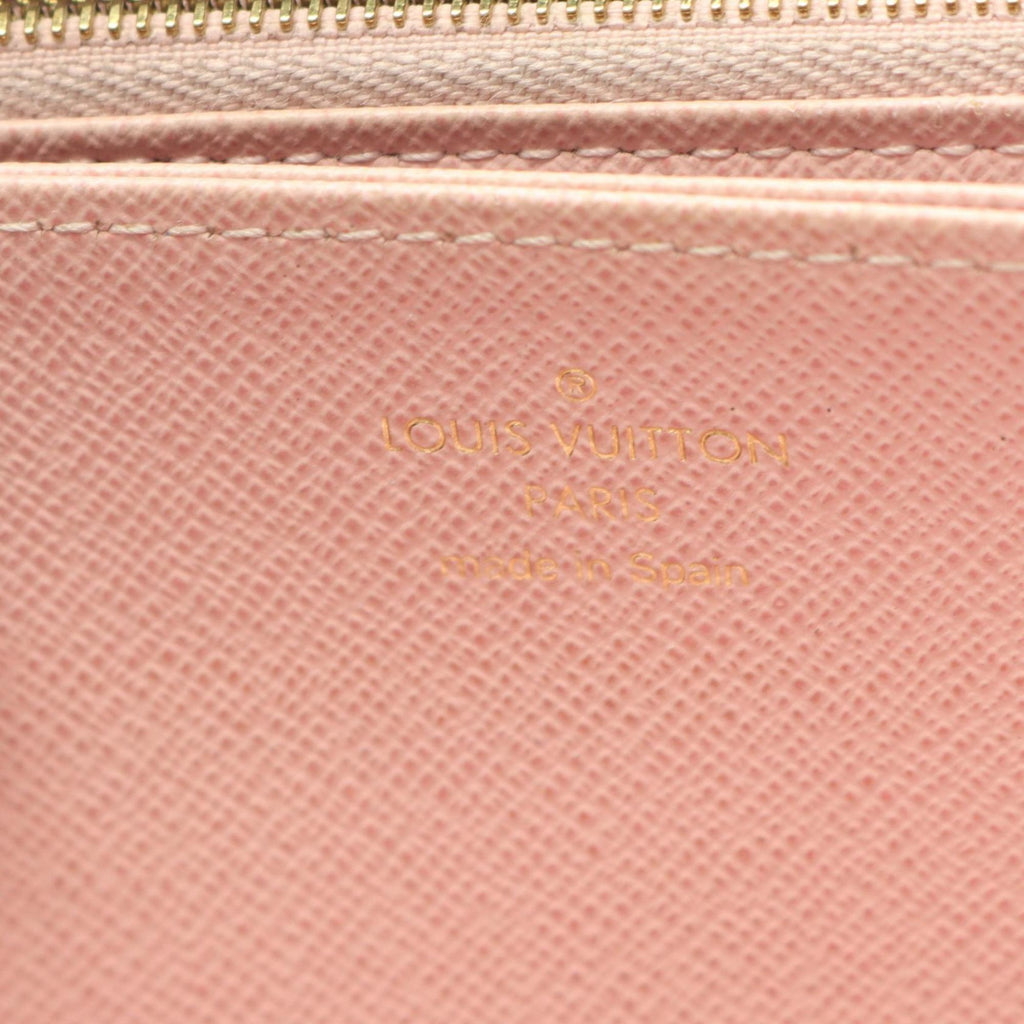 Louis Vuitton Brown Monogram Pink Rose Ballerine Monogram Long Wallet