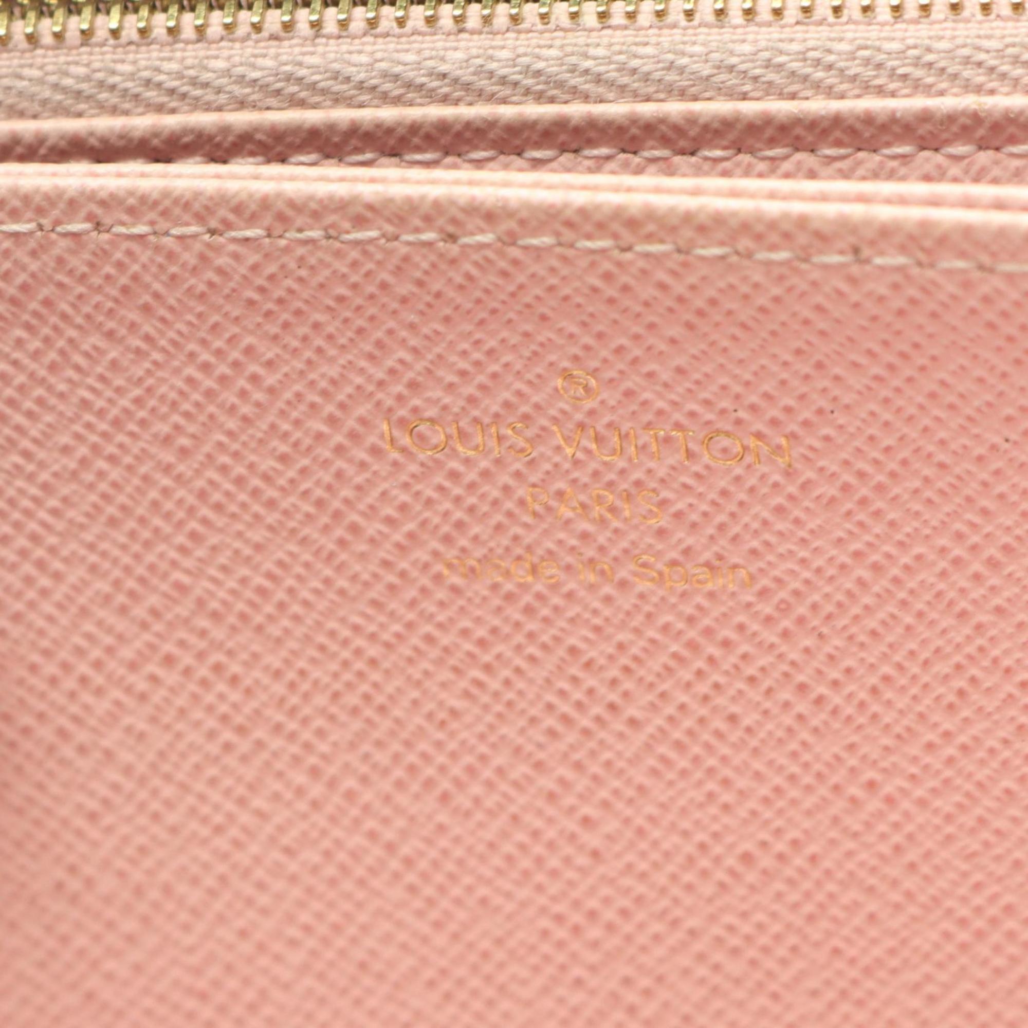 Louis Vuitton Brown Monogram Pink Rose Ballerine Monogram Long Wallet