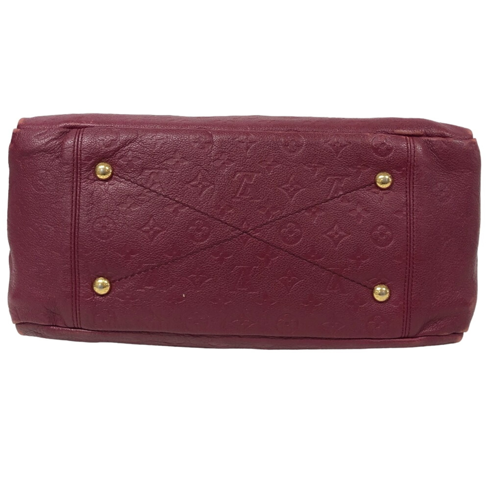 Louis Vuitton Monogram Empreinte Purple Leather Handbag