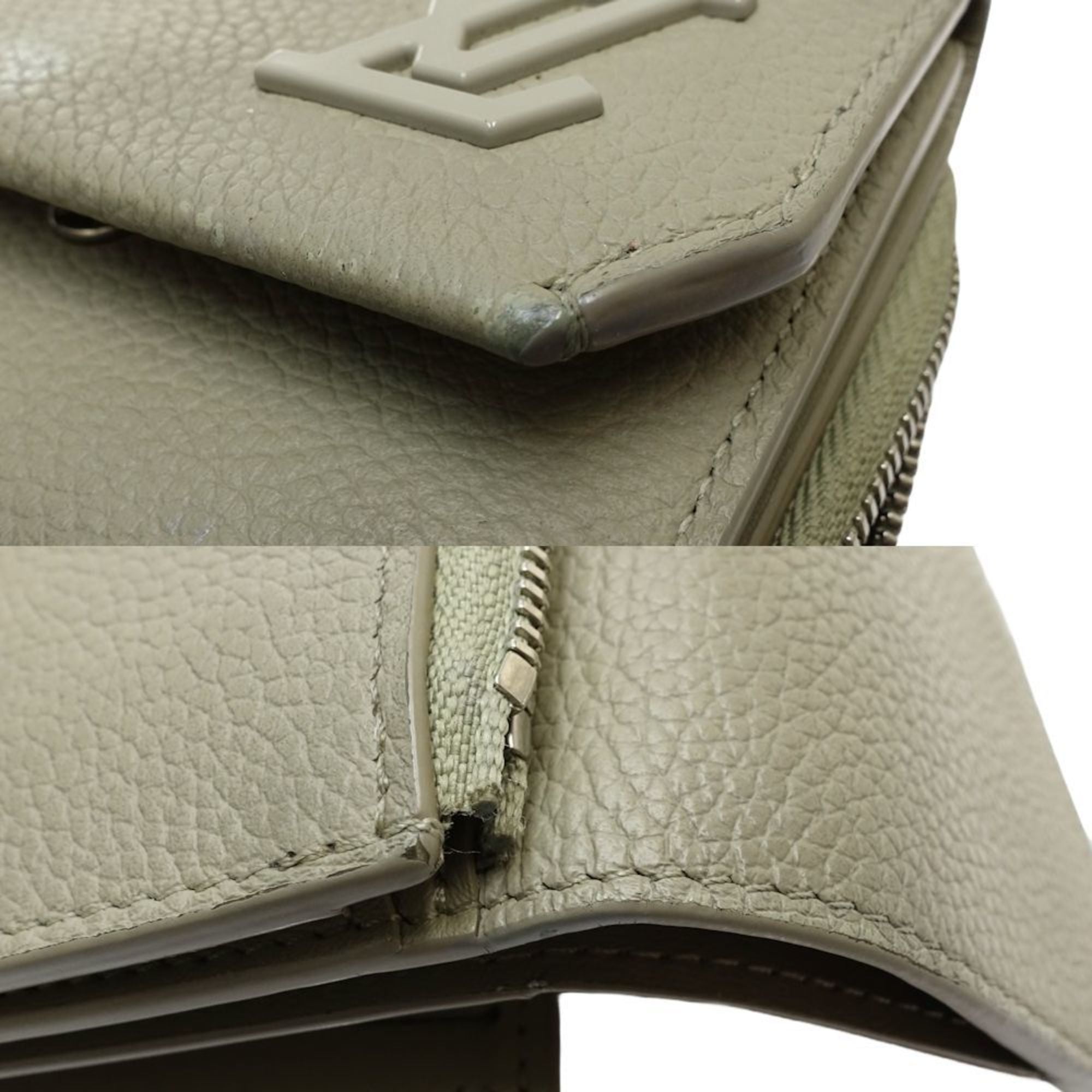 Louis Vuitton Leather Wallet (Tri-Fold)