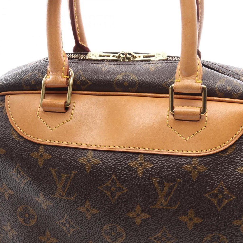 Louis Vuitton Brown Monogram Coated Canvas Leather Handbag