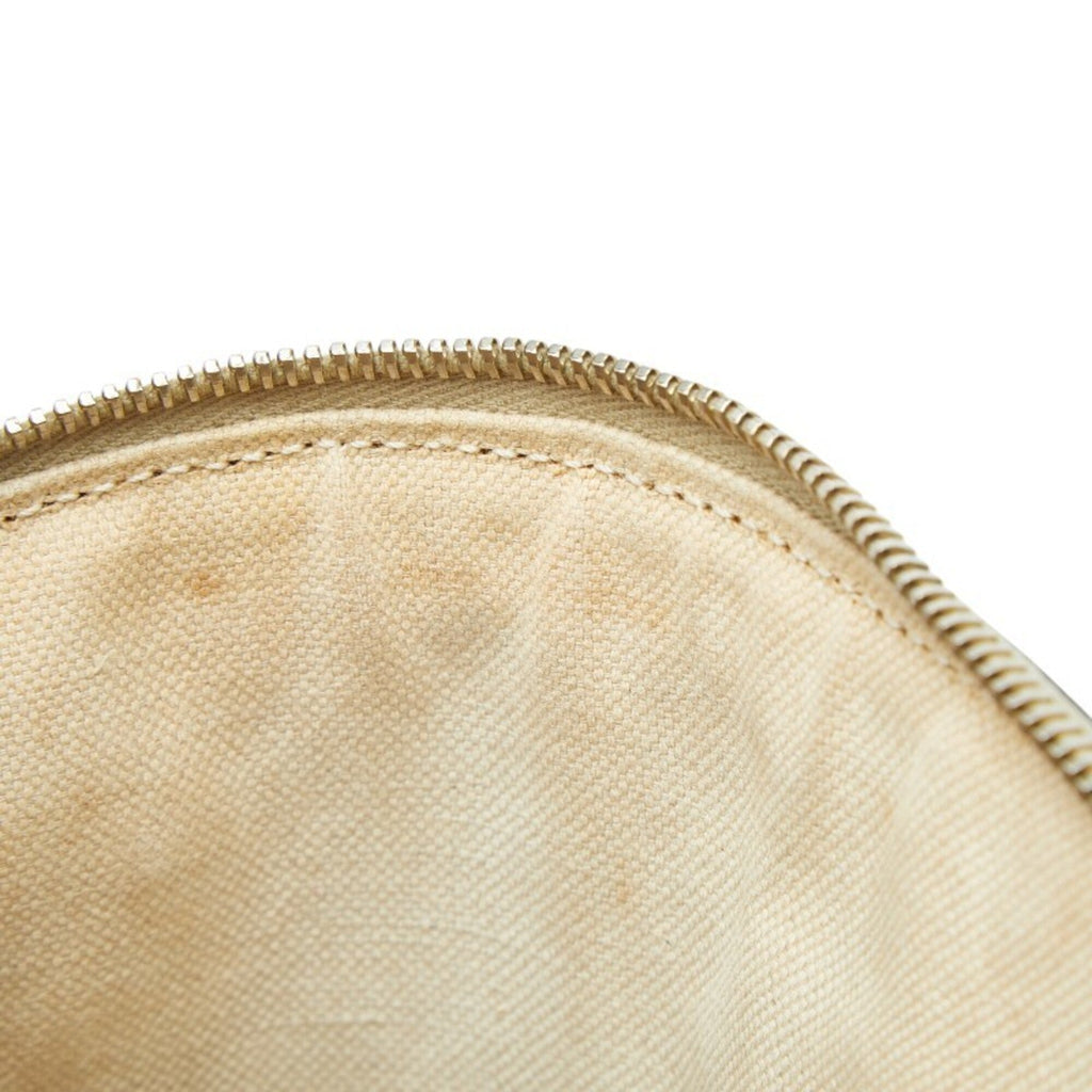 Gucci Beige Pvc Leather Handbag Shoulder Bag (Pre-Owned)