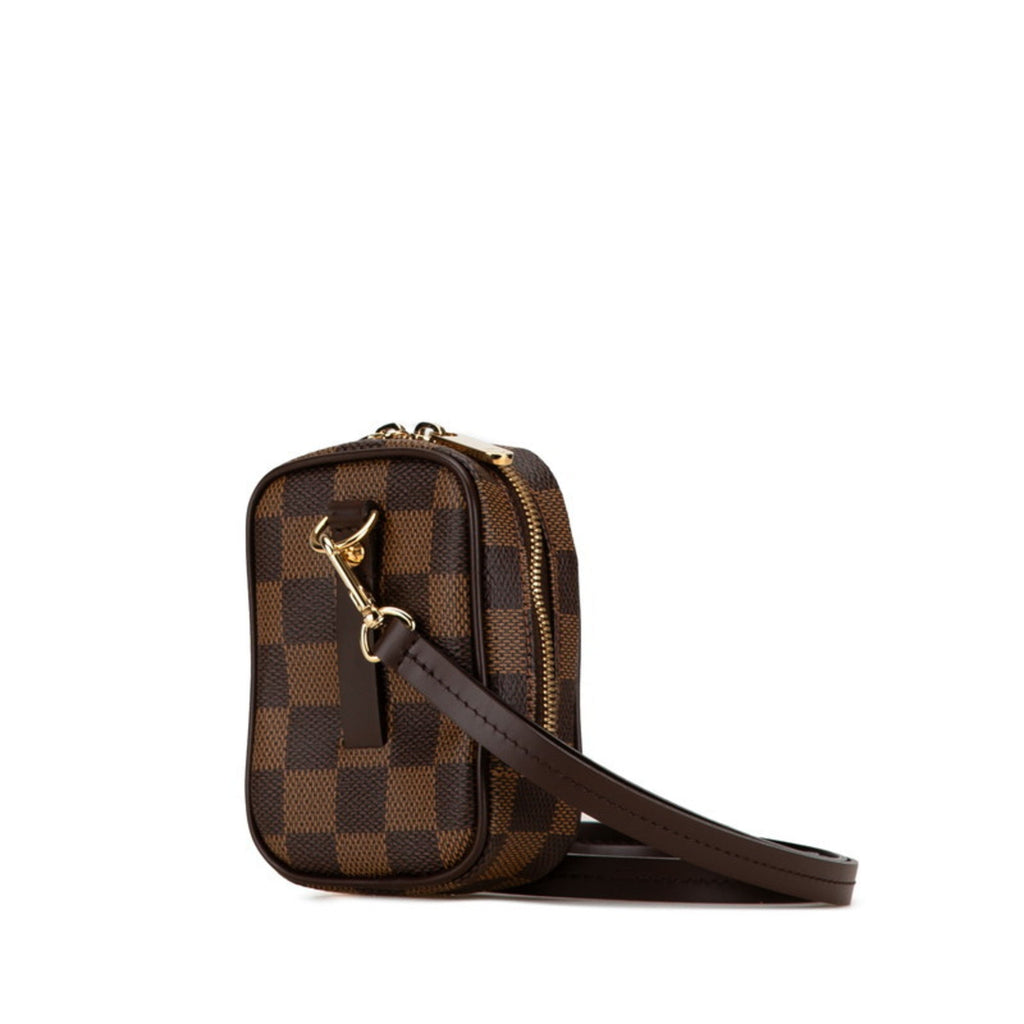 Louis Vuitton Brown Pvc Leather Shoulder Bag