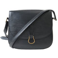 Louis Vuitton Black Epi Leather Pochette Shoulder Bag