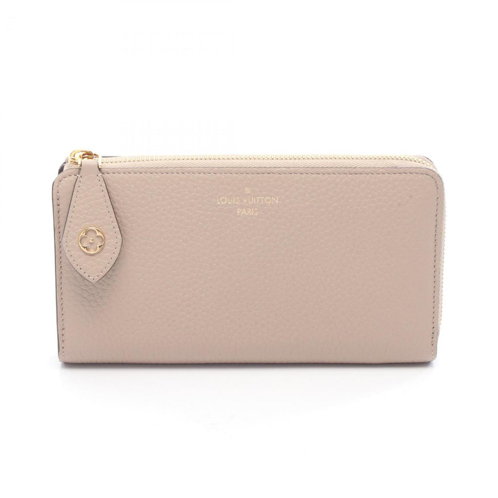 Louis Vuitton Beige Galle Leather Long Wallet