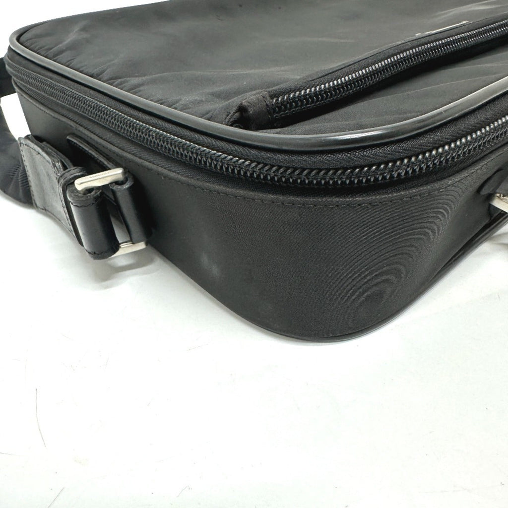 Prada Black Nylon Briefcase Shoulder Bag