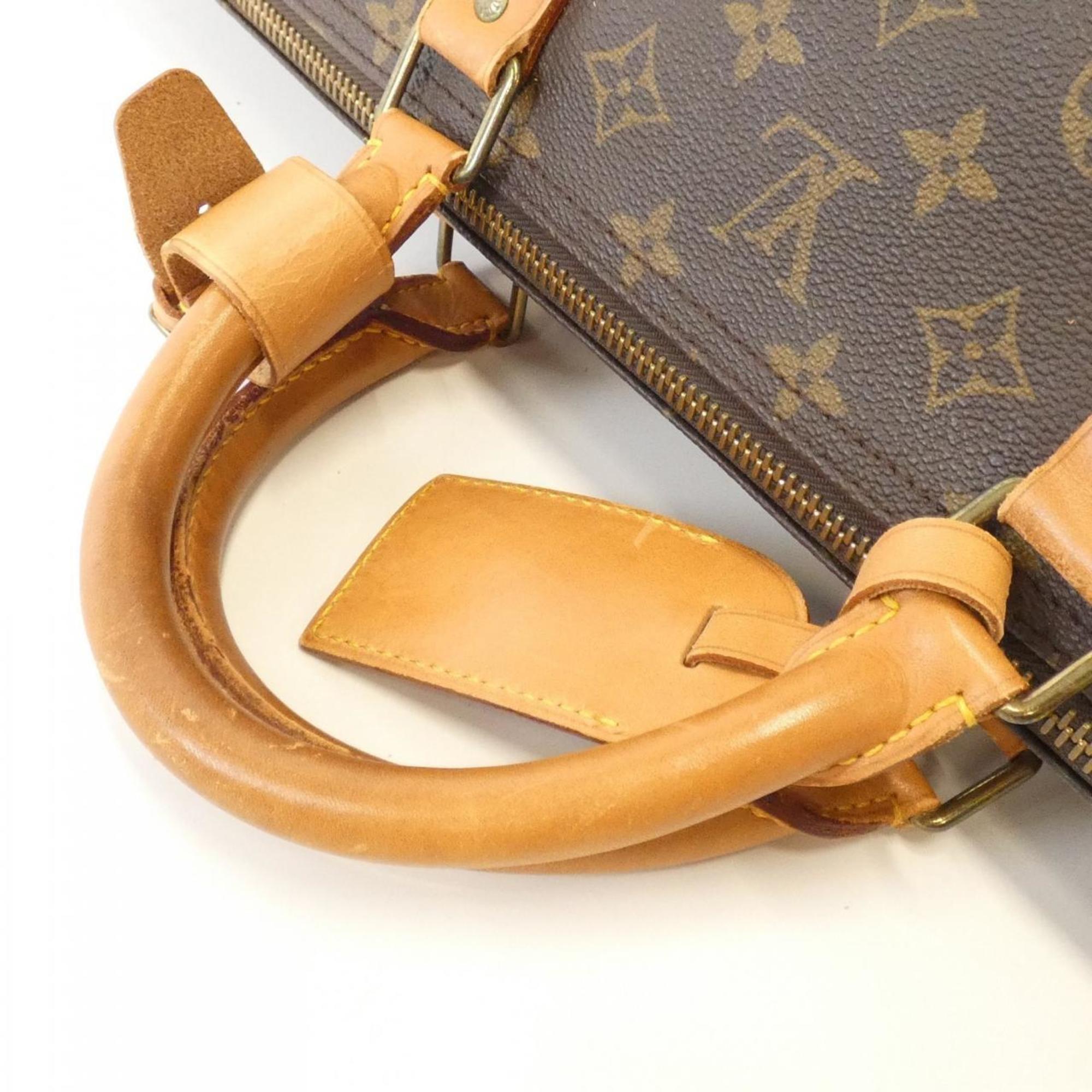 Louis Vuitton Monogram Marron Coated Canvas Boston Bag