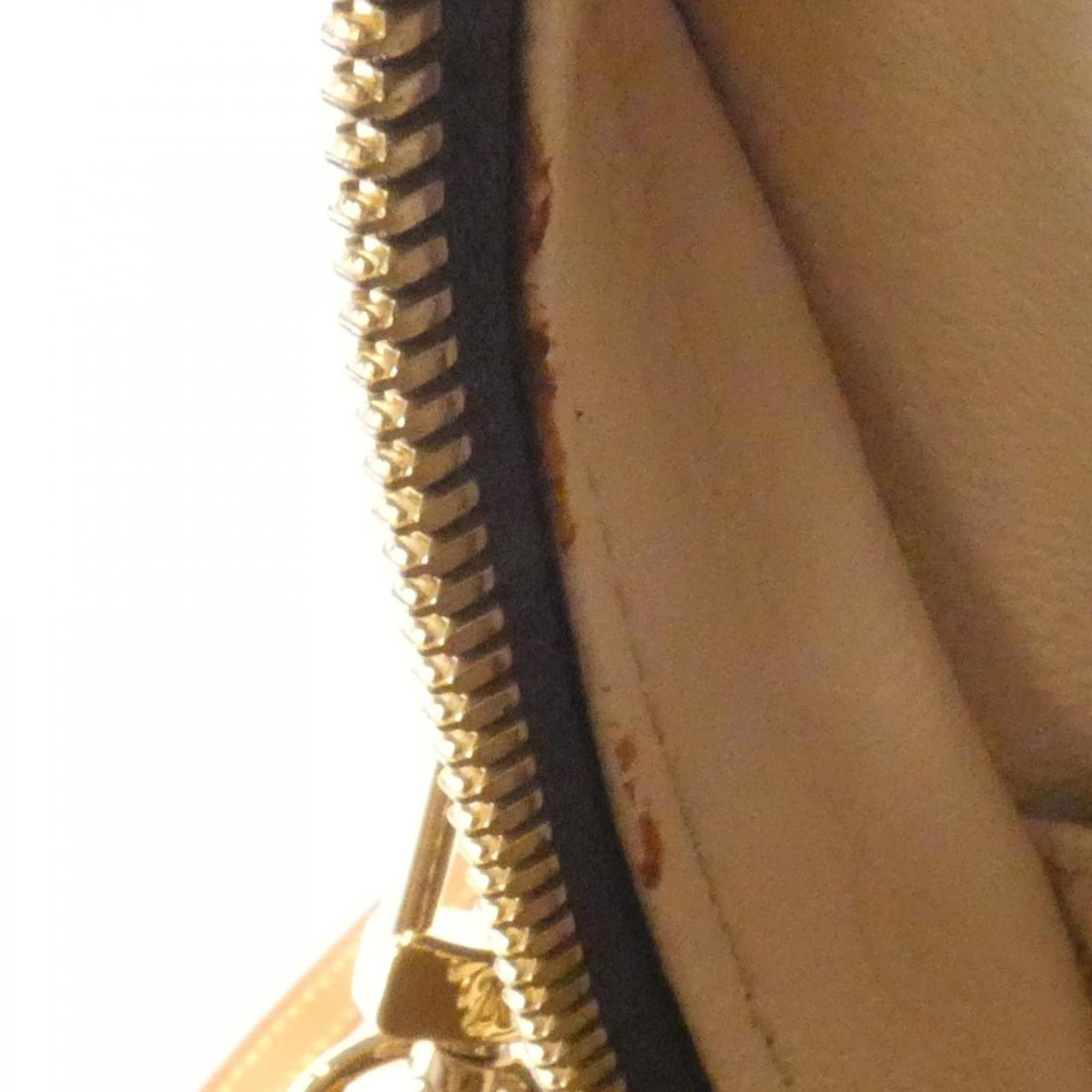 Louis Vuitton Brown Coated Canvas Handbag