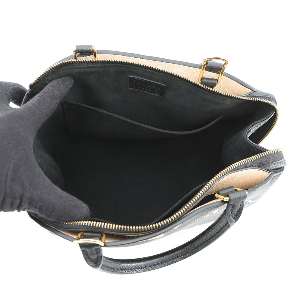 Louis Vuitton Monogram Empreinte Beige Bicolor Black Noir Monogram Empreinte Handbag