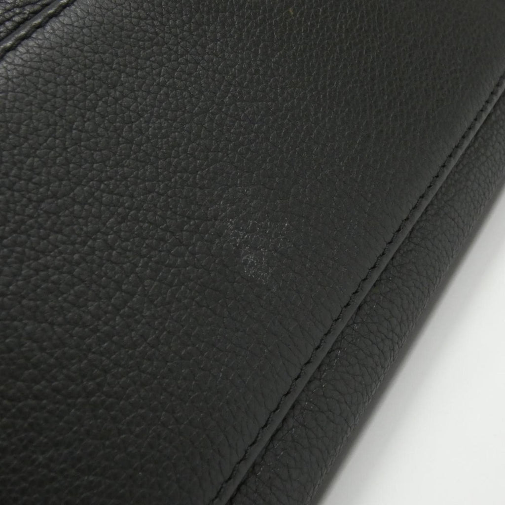 Louis Vuitton Black Coated Canvas Leather Handbag
