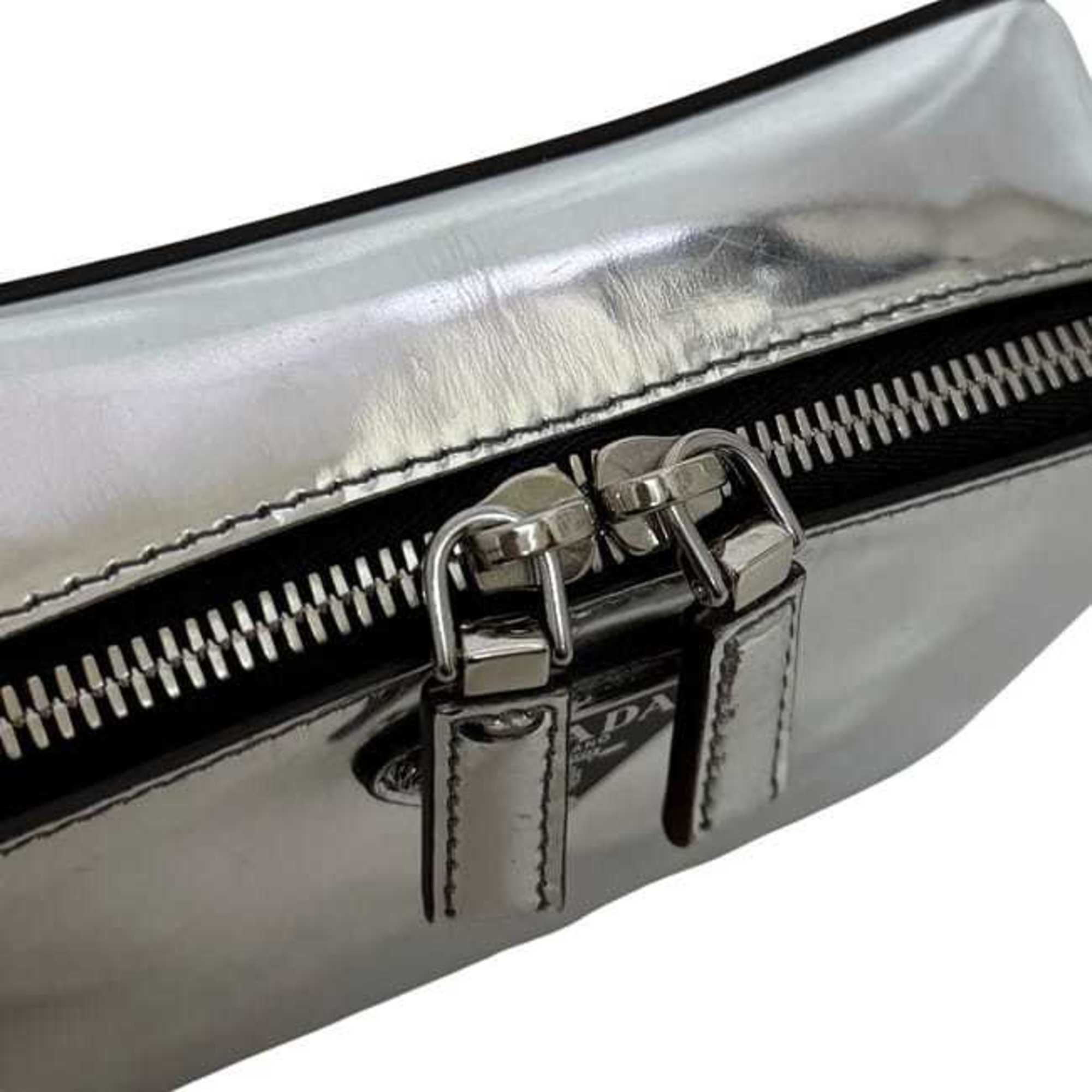 Prada Black Leather Shoulder Bag