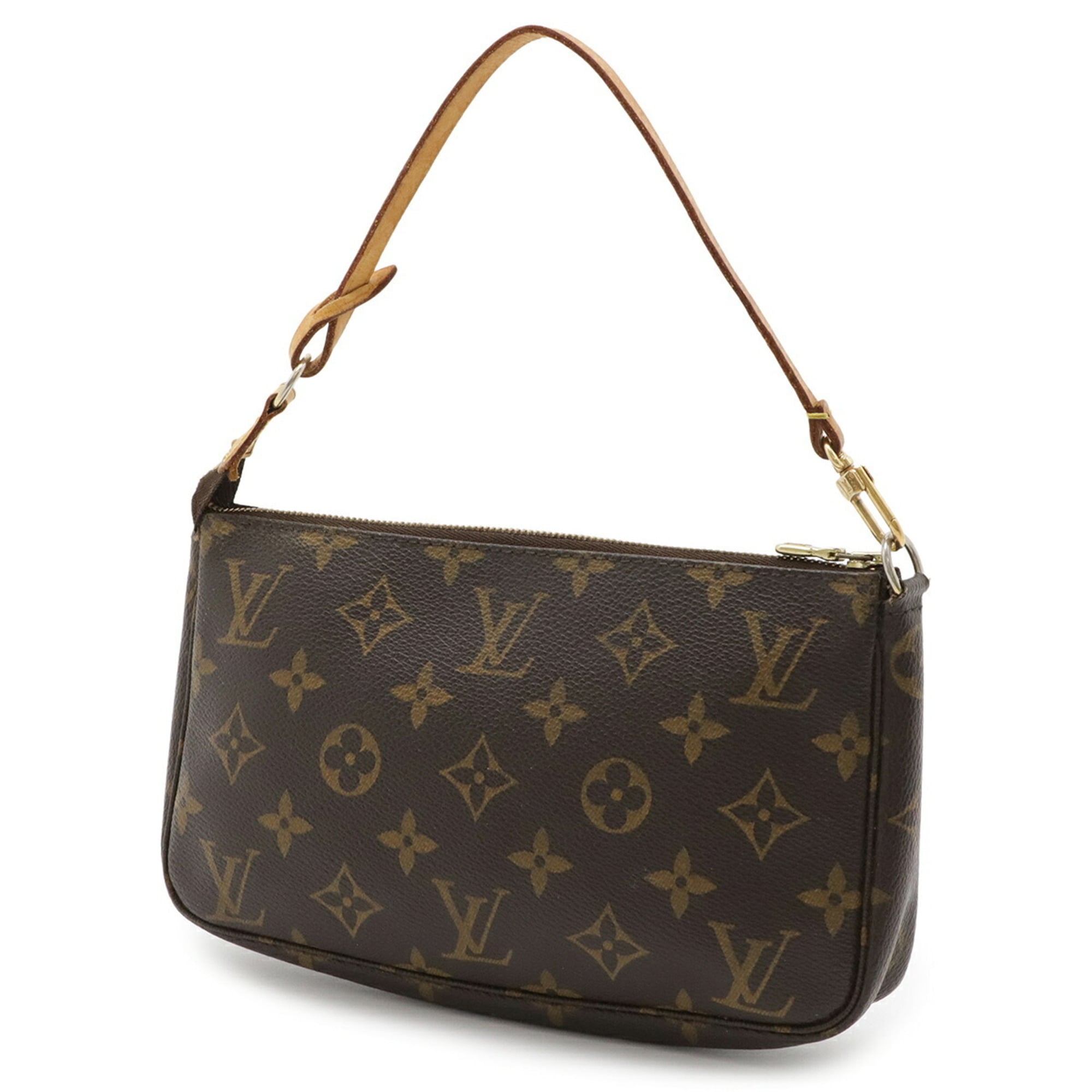 Louis Vuitton Brown Monogram Handbag Pochette Pouch