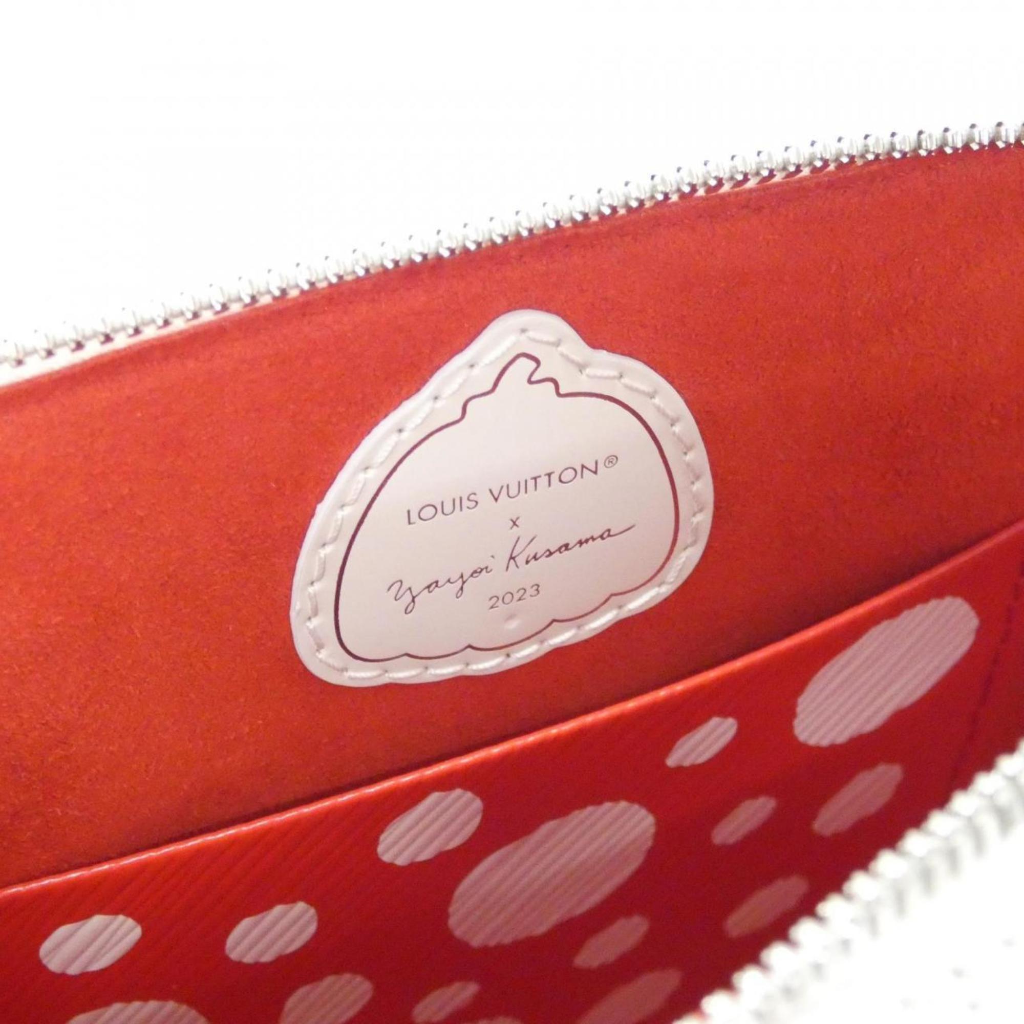 Louis Vuitton Blanc Rouge Leather Handbag