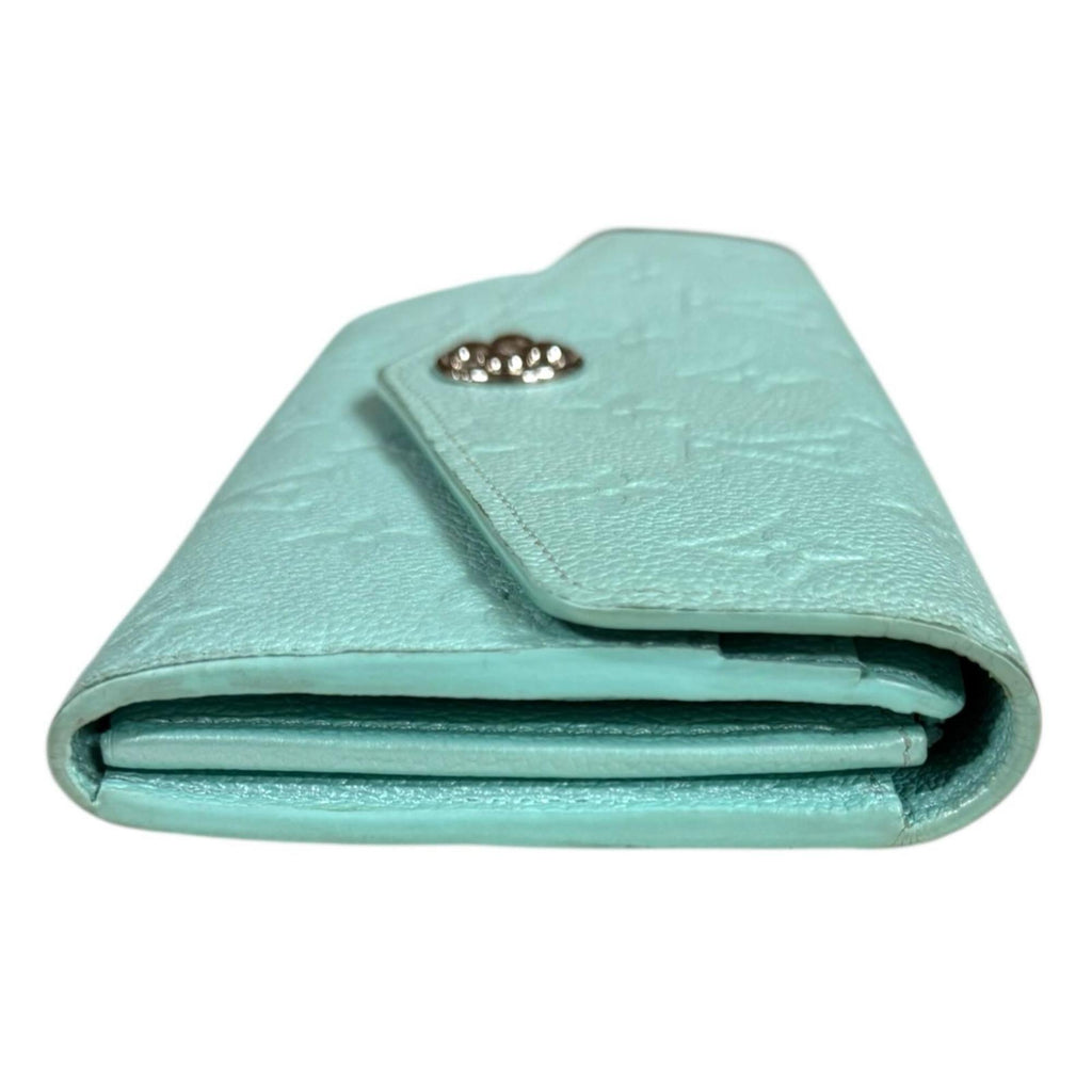 Louis Vuitton Monogram Empreinte Blue Light Blue Monogram Empreinte Long Wallet