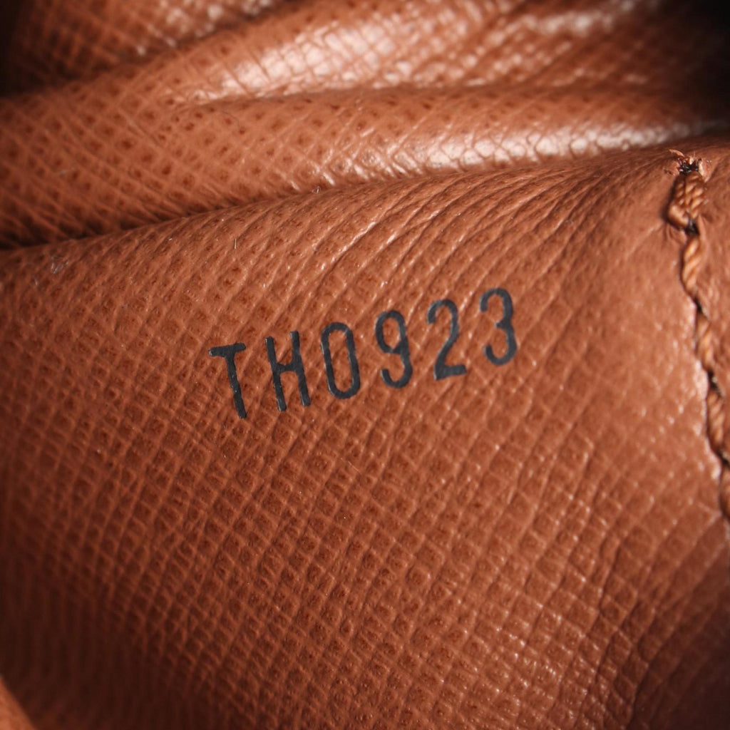 Louis Vuitton Brown Coated Canvas Pvc Monogram Leather Handbag