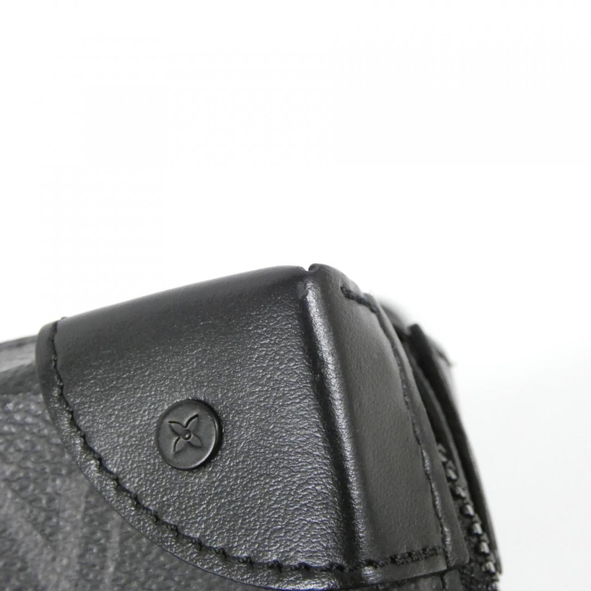 Louis Vuitton Black Coated Canvas Shoulder Bag