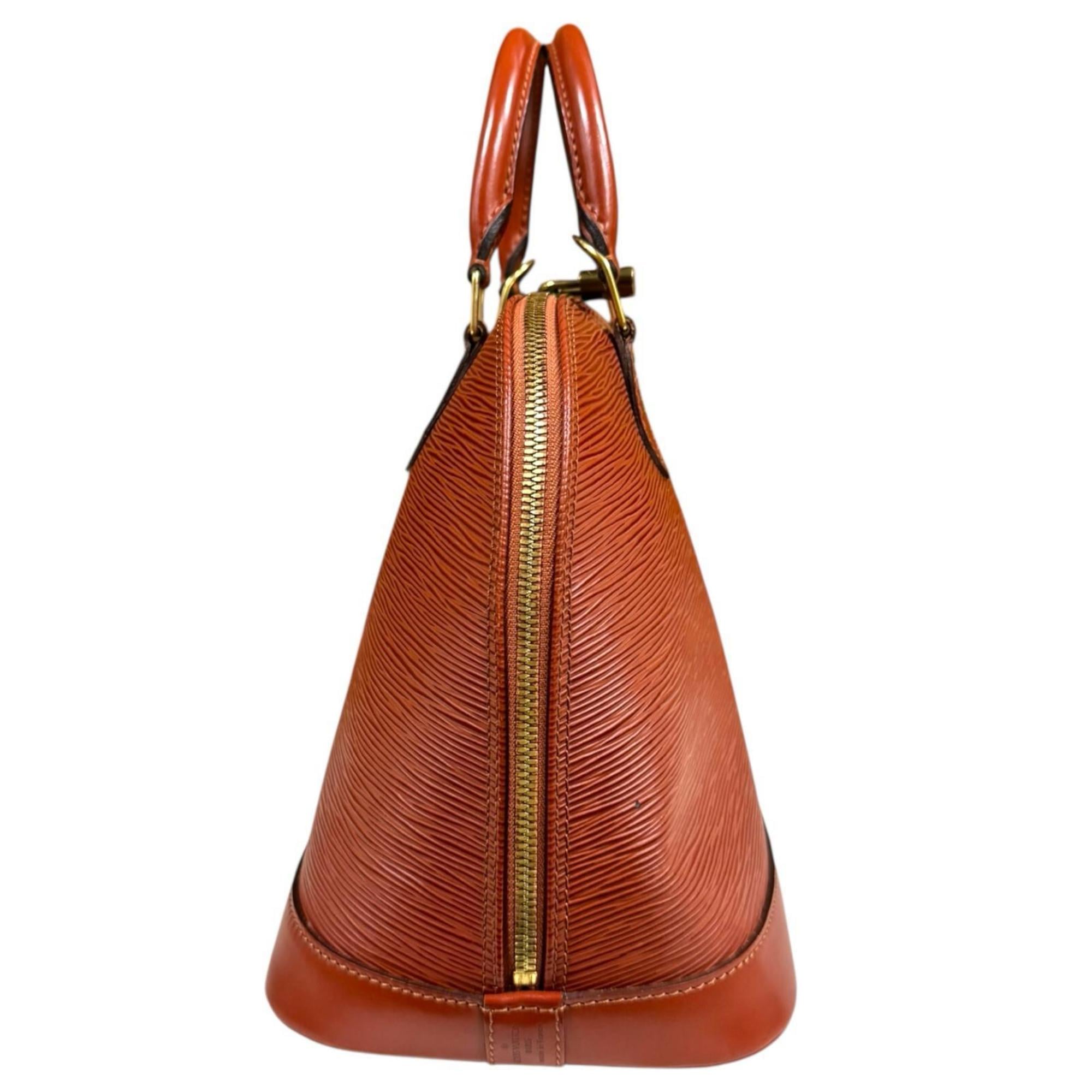 Louis Vuitton Brown Kenyan Brown Epi Leather Handbag