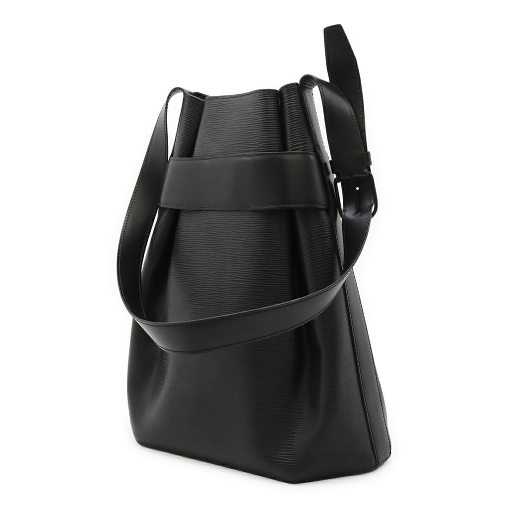 Louis Vuitton Noir Epi Leather Pouch Shoulder Bag
