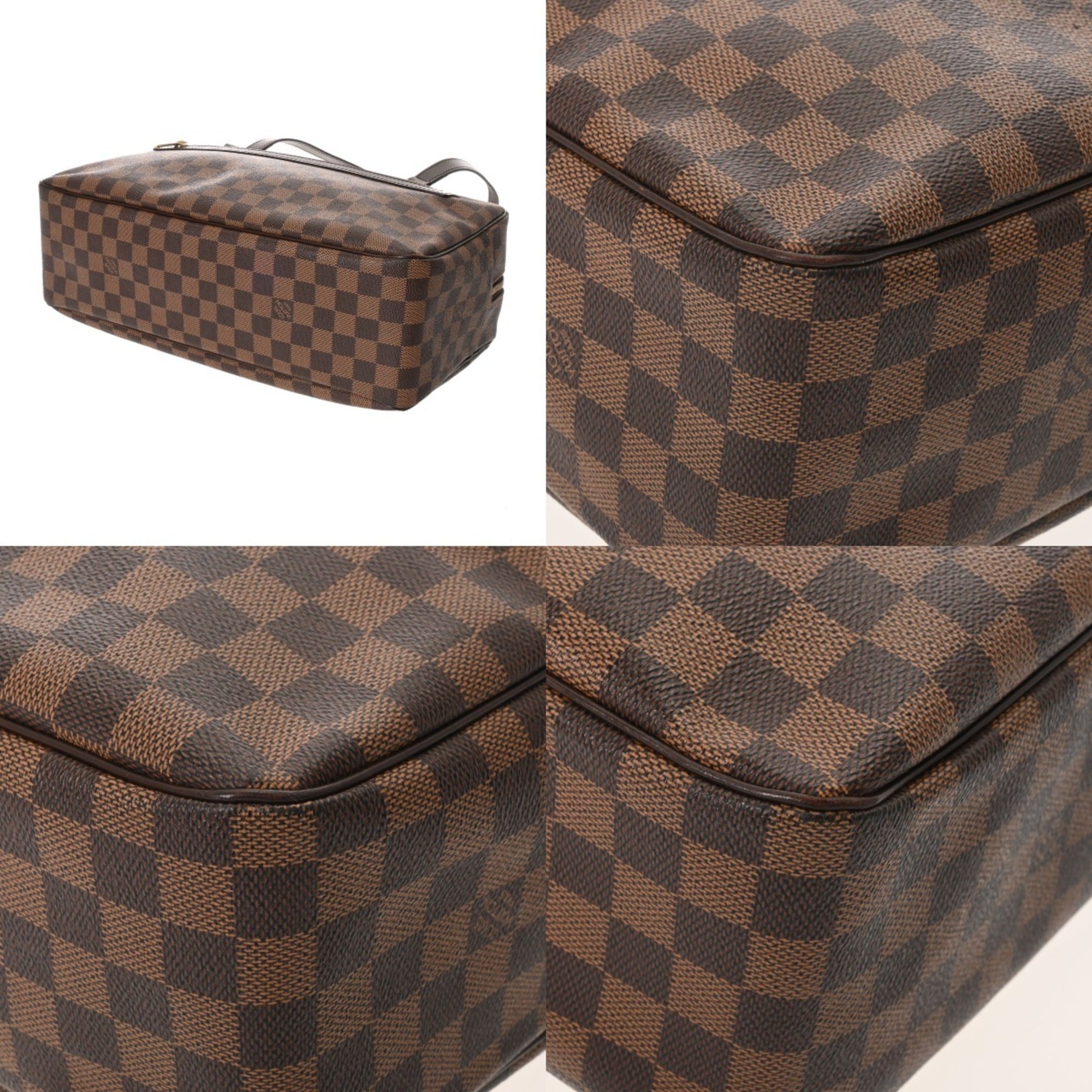 Louis Vuitton Damier Brown Damier Canvas Damier Canvas Shoulder Bag