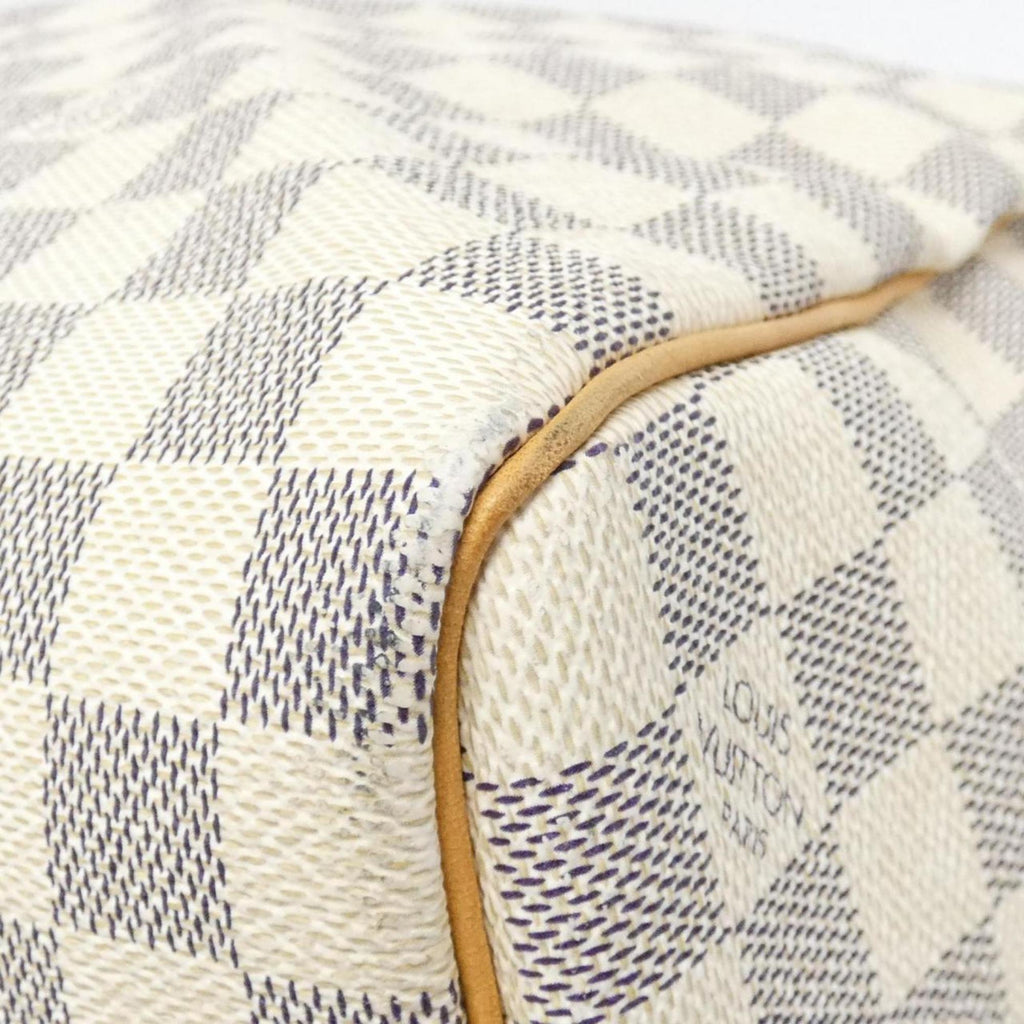 Louis Vuitton Damier Azur Azur Coated Canvas Boston Bag