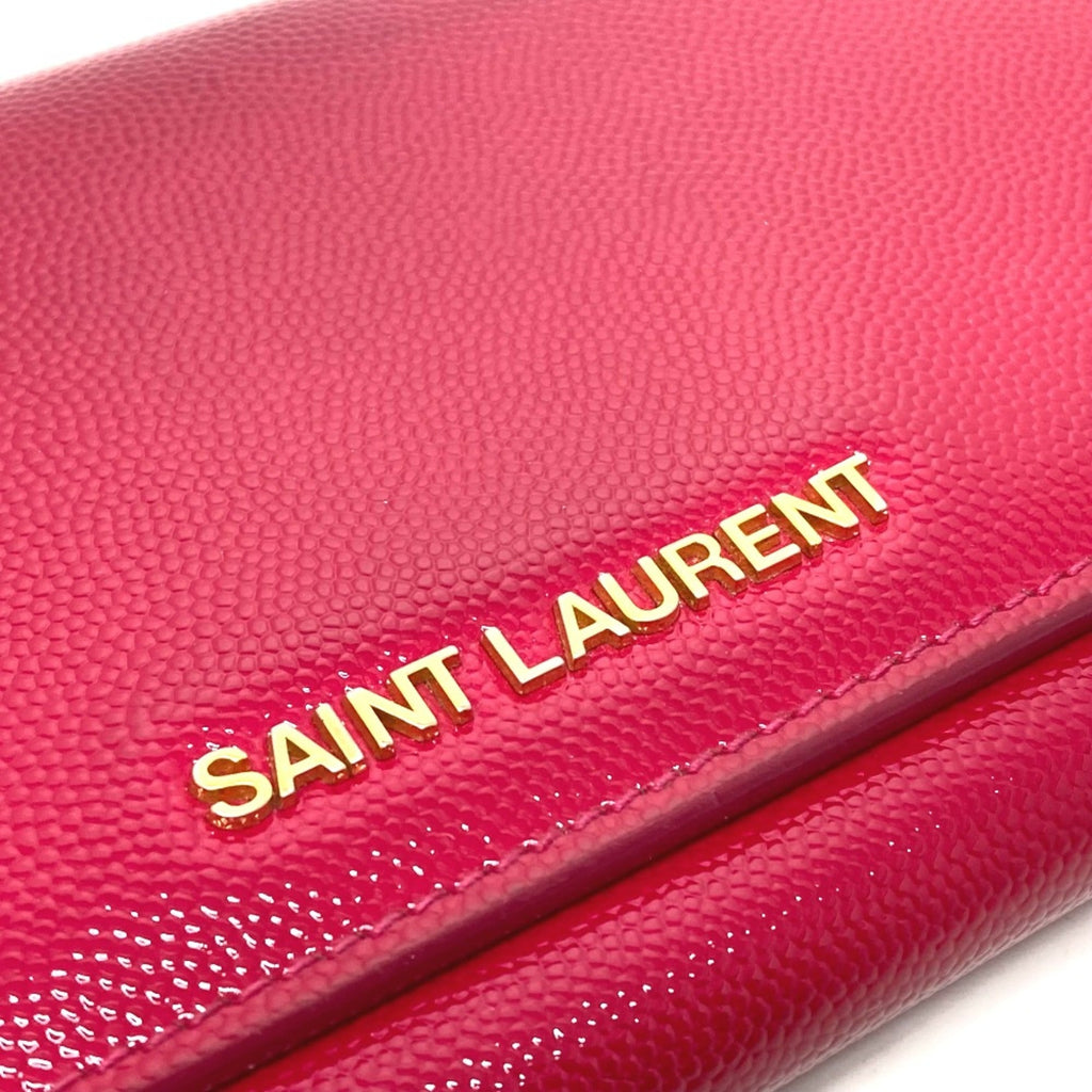 Saint Laurent Pink Other Long Wallet (Bi-Fold) (Pre-Owned)