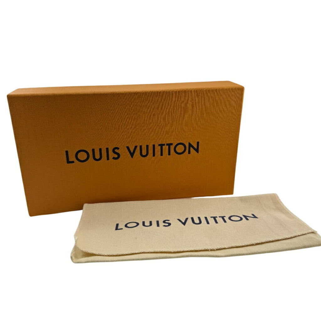 Louis Vuitton Black Leather Long Wallet
