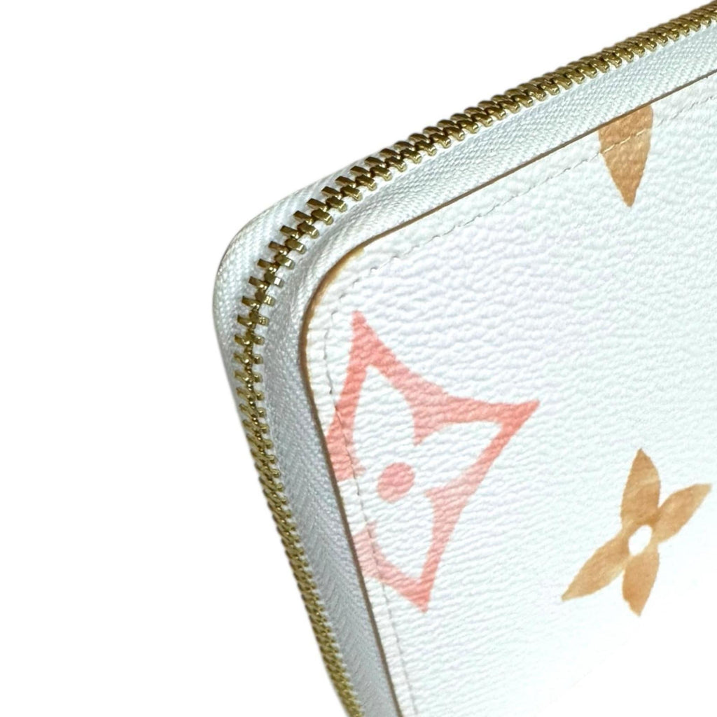 Louis Vuitton Pink White Monogram Empreinte Long Wallet