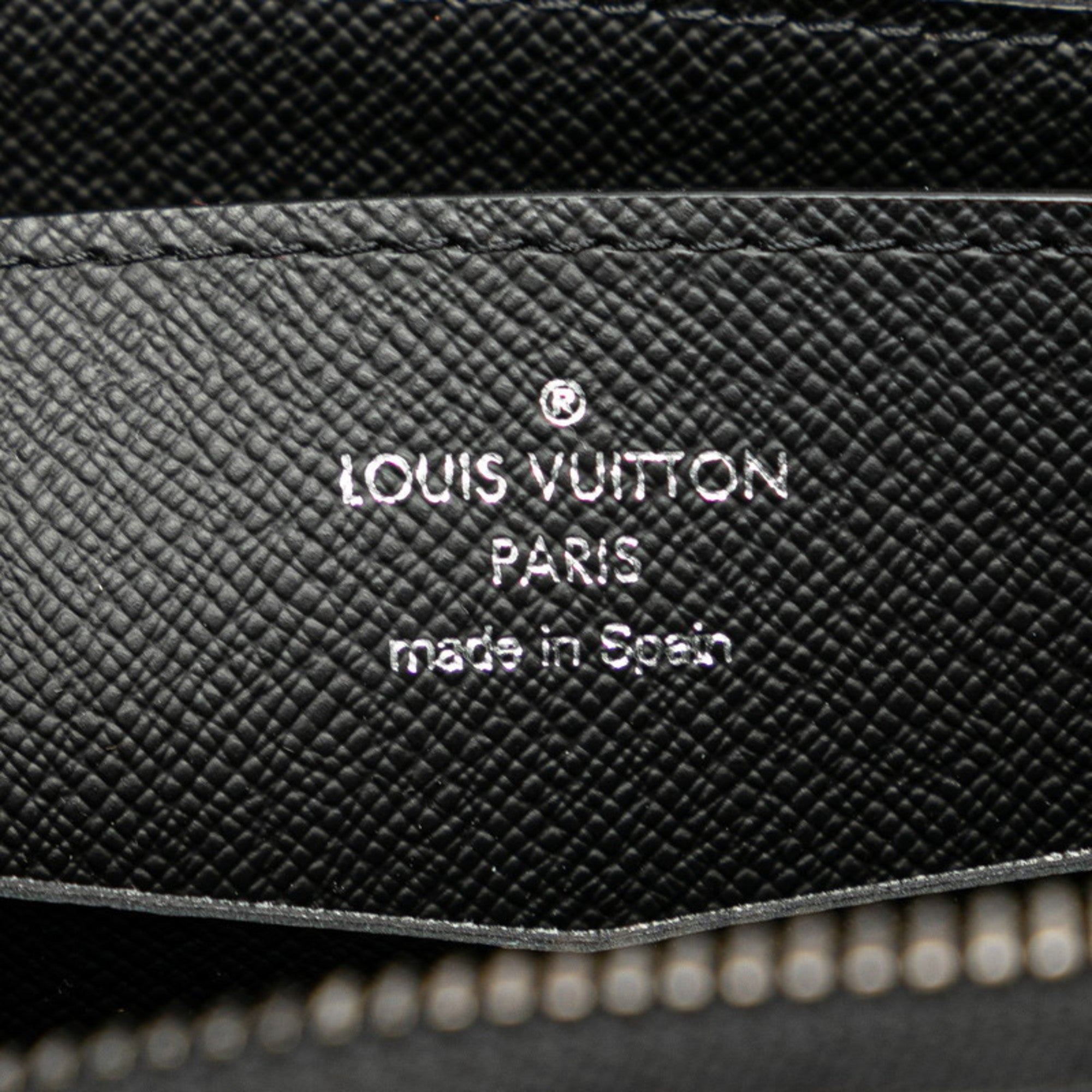 Louis Vuitton Black Pvc Leather Long Wallet