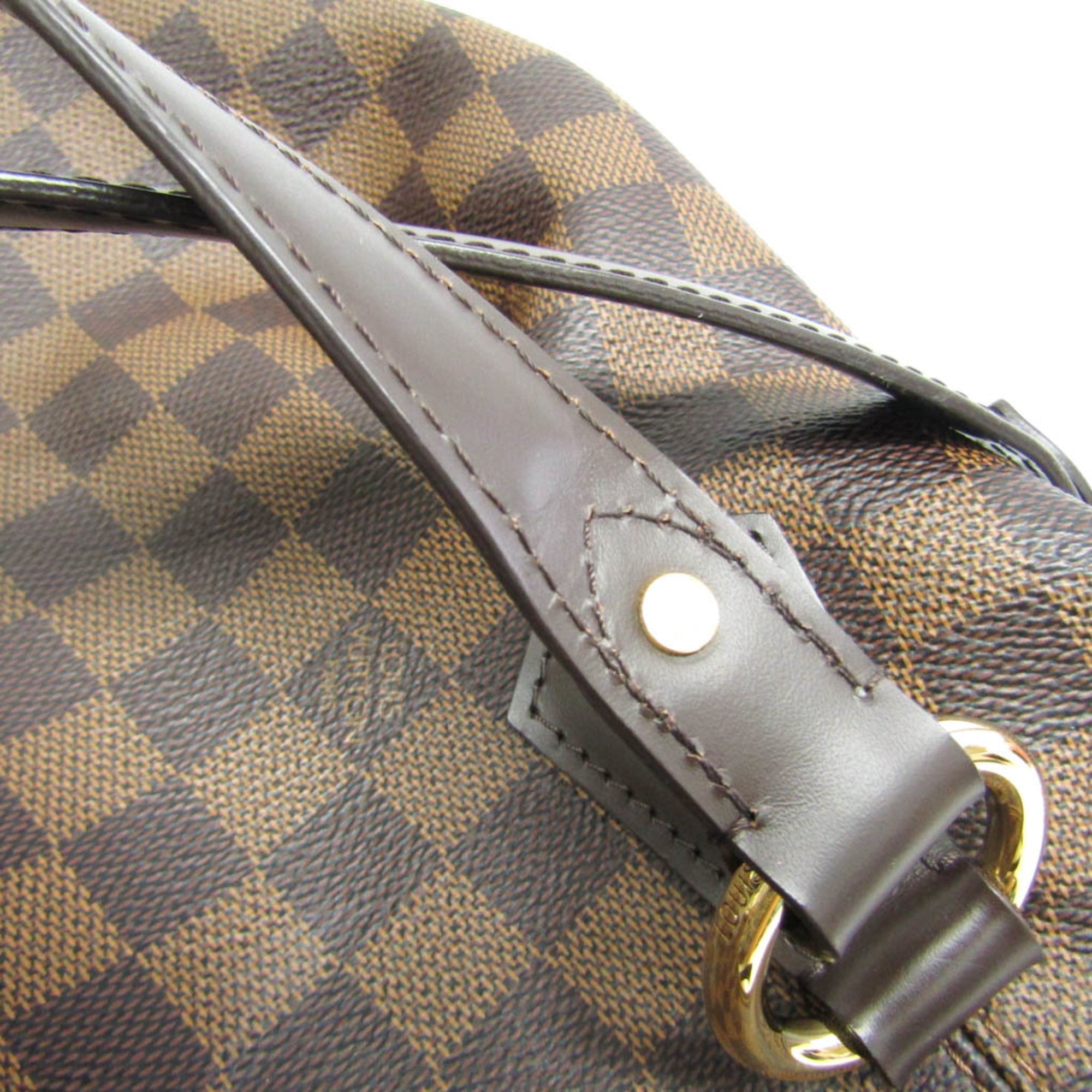 Louis Vuitton Damier Ebene Damier Canvas Handbag Shoulder Bag