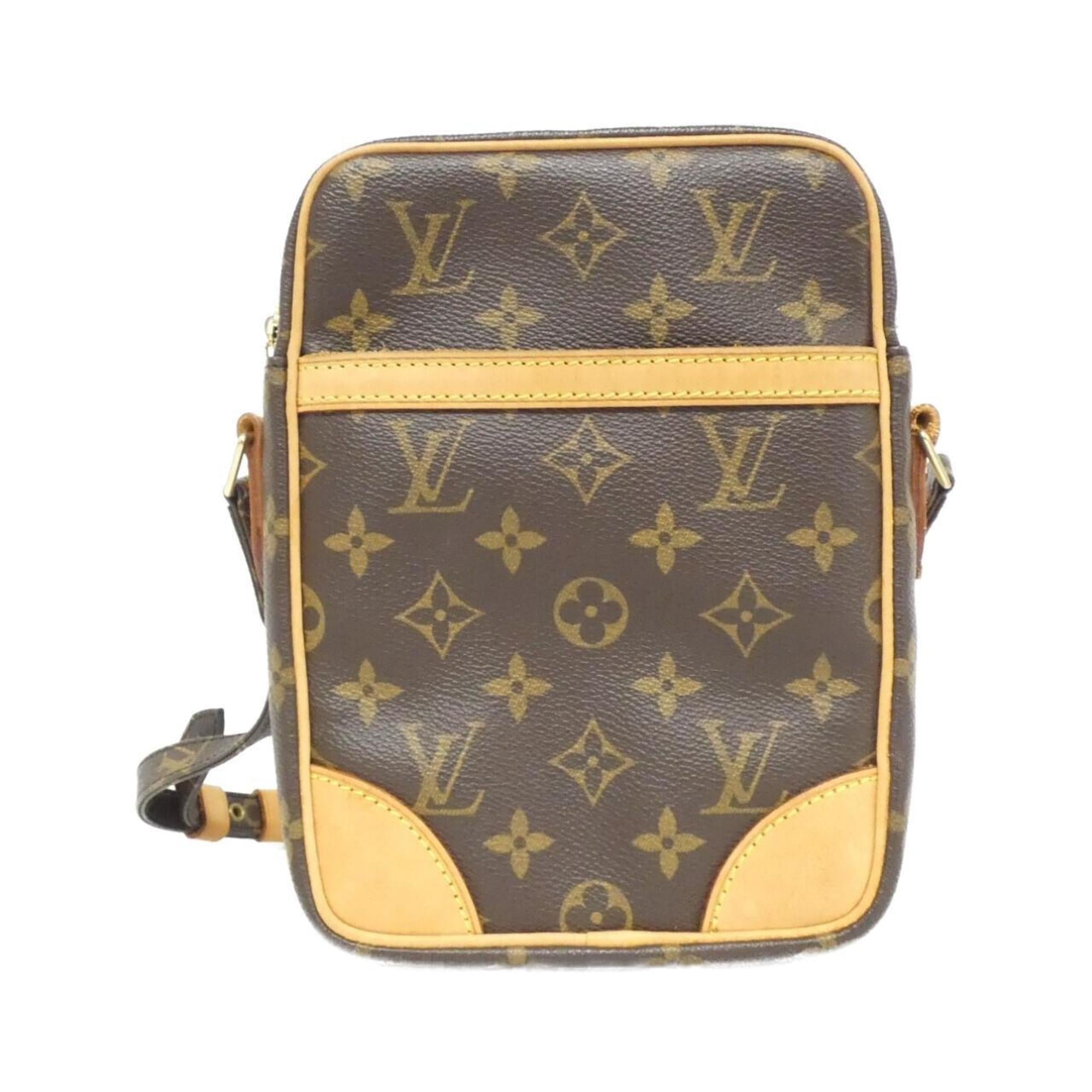 Louis Vuitton Monogram Marron Coated Canvas Shoulder Bag