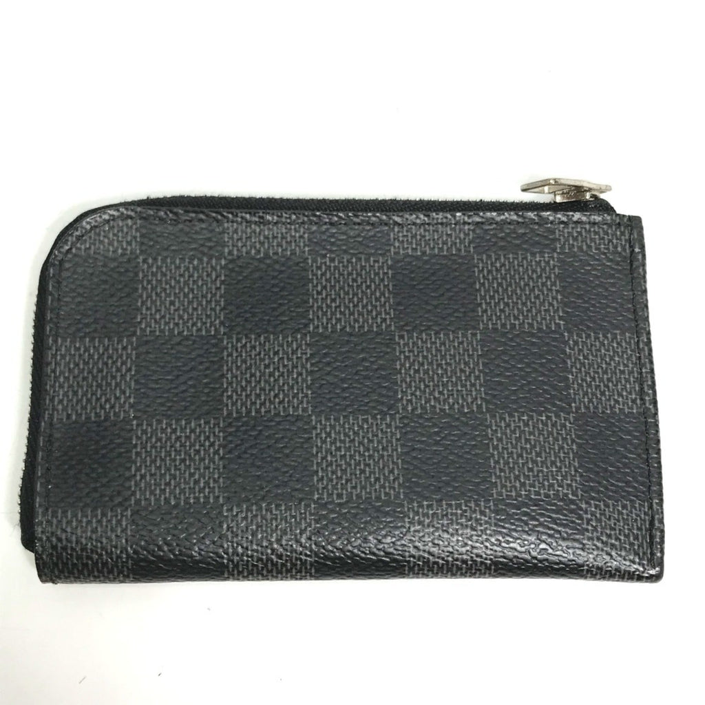 Louis Vuitton Black Damier Graphite Coin Purse/Coin Case