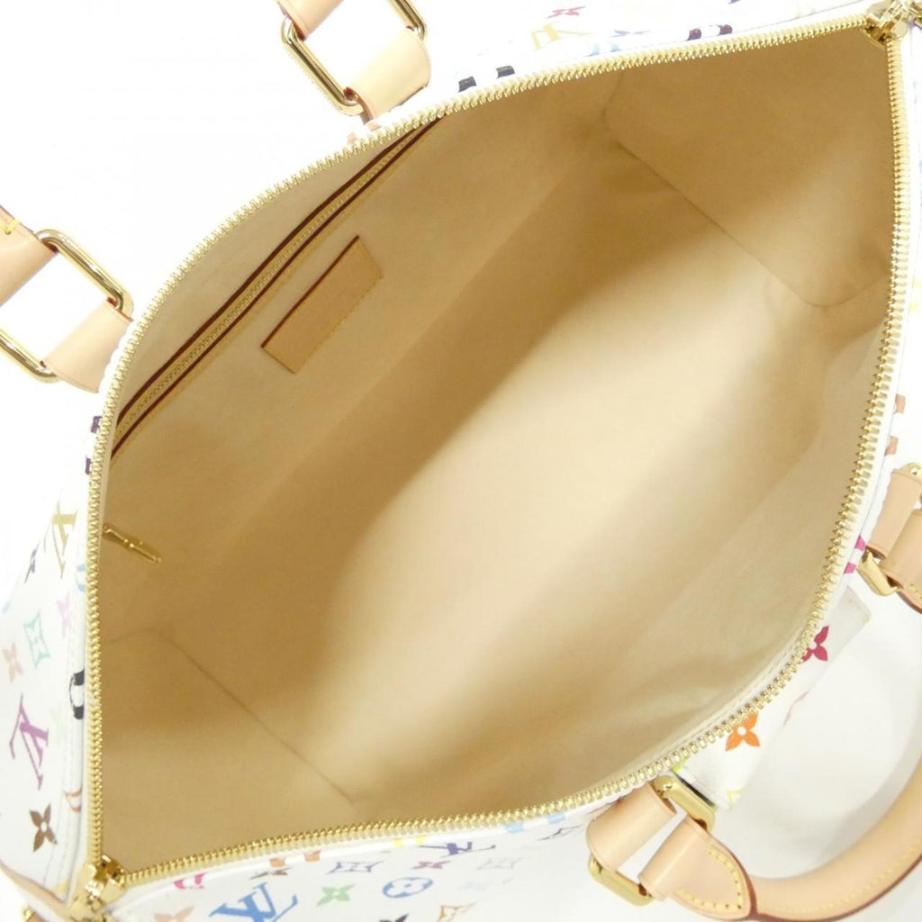 Louis Vuitton Monogram Multicolore White Coated Canvas Boston Bag