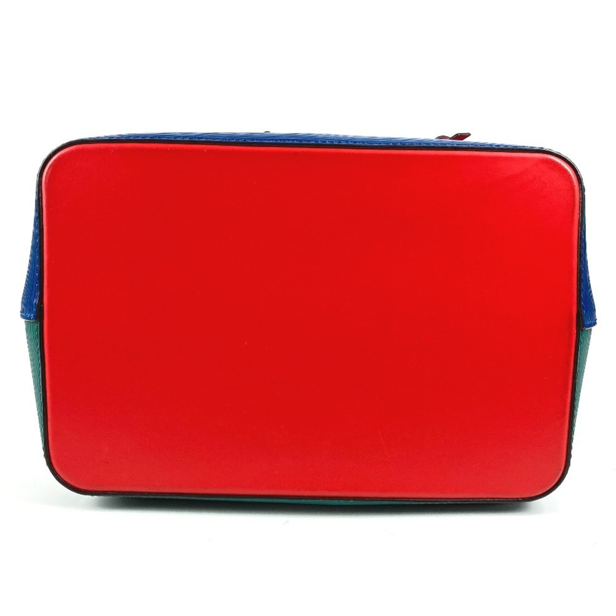 Louis Vuitton Blue Green Red Color Epi Leather Shoulder Bag
