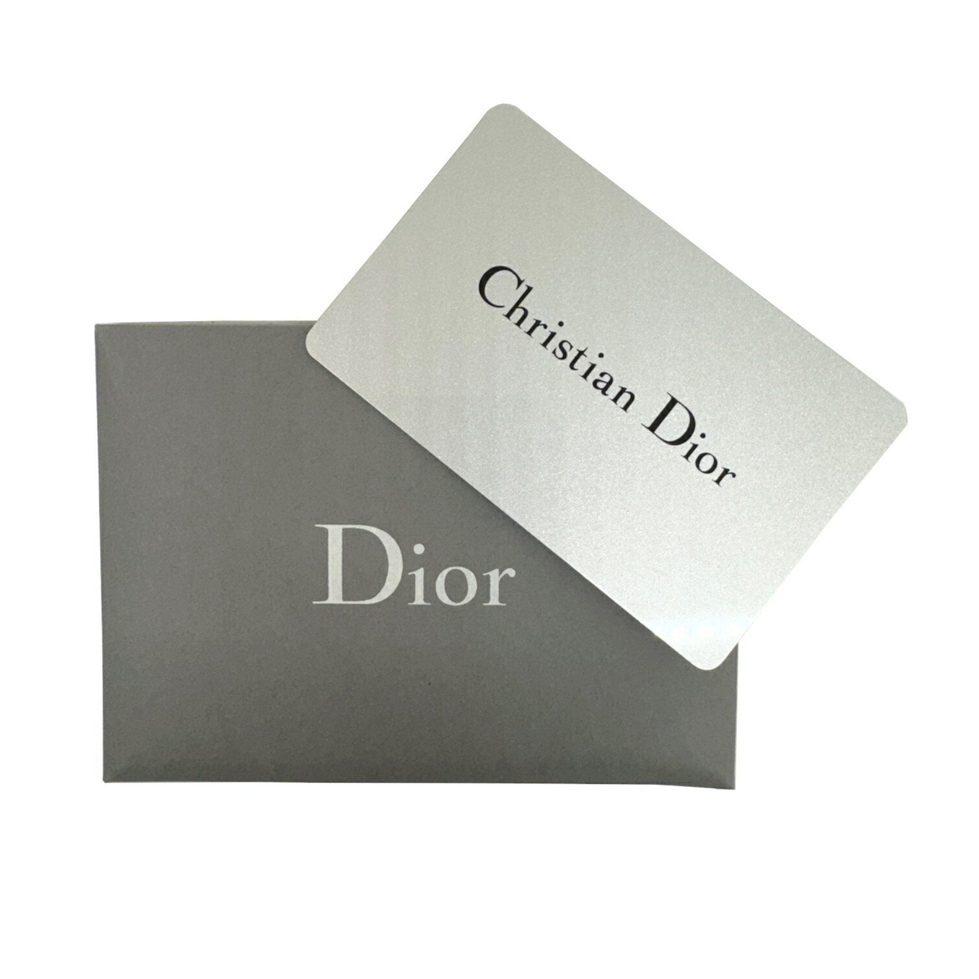 Christian Dior Gray Canvas Handbag Shoulder Bag (Pre-Owned)